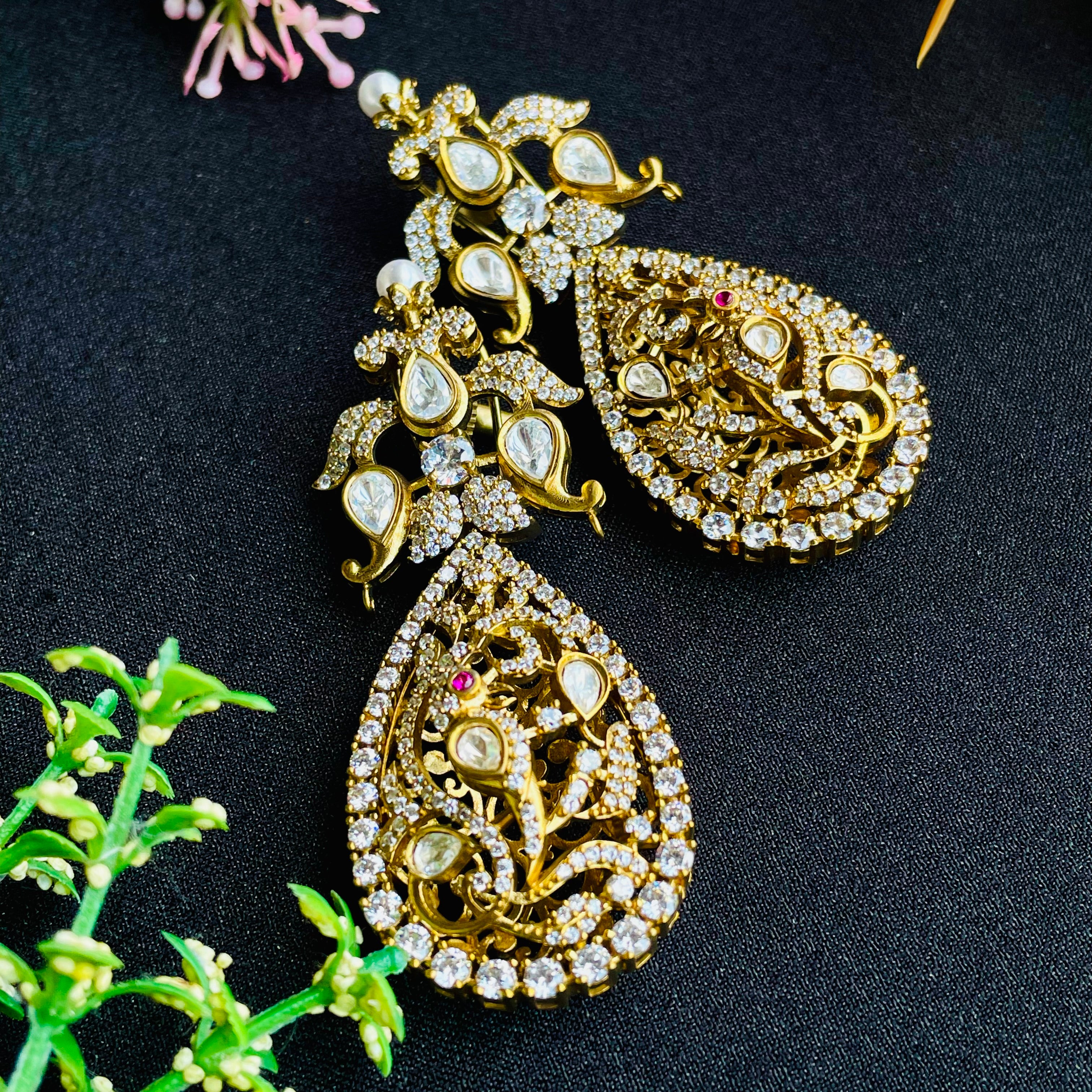 Nayaab Payal Polki Earrings