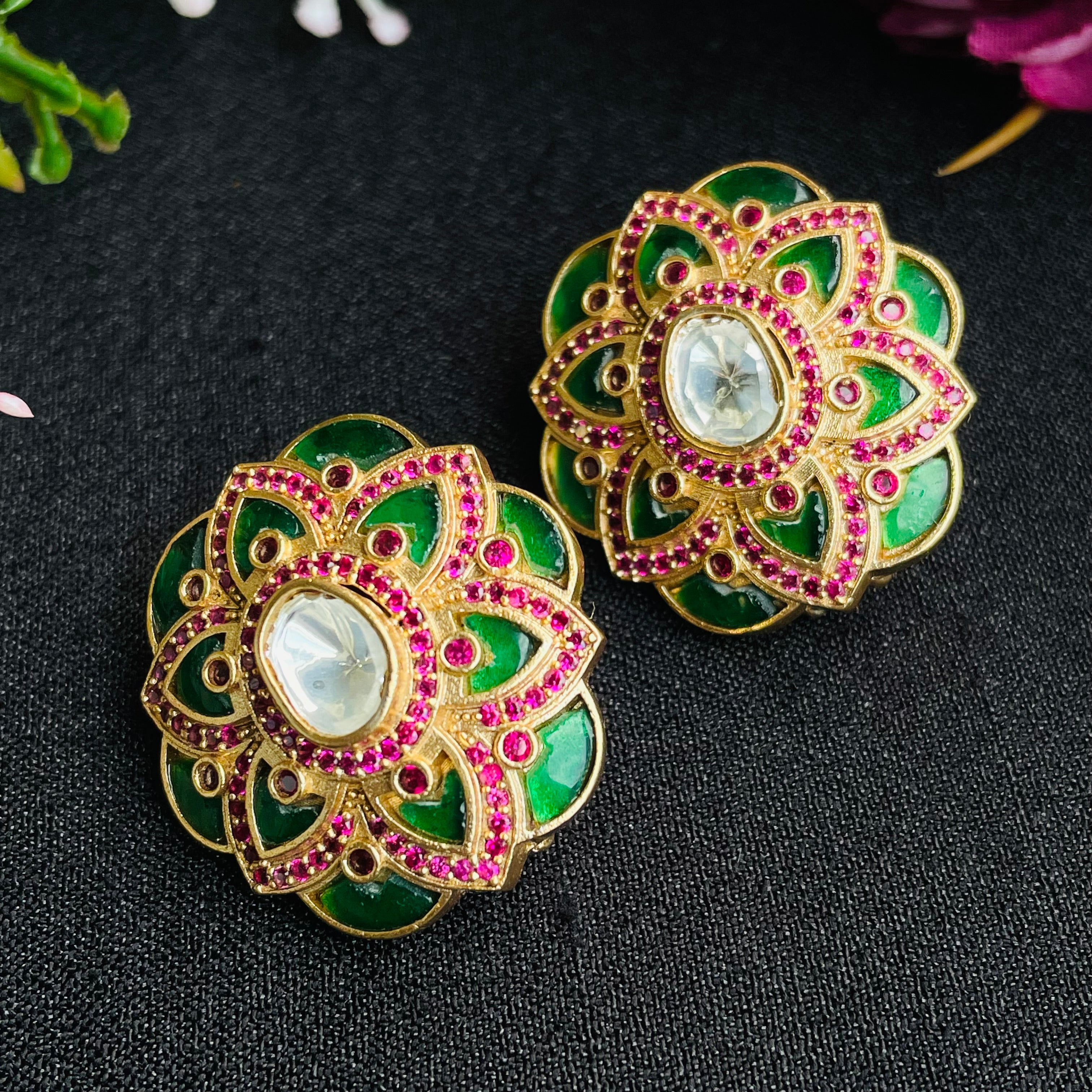 Nayaab Mayera Polki Earrings