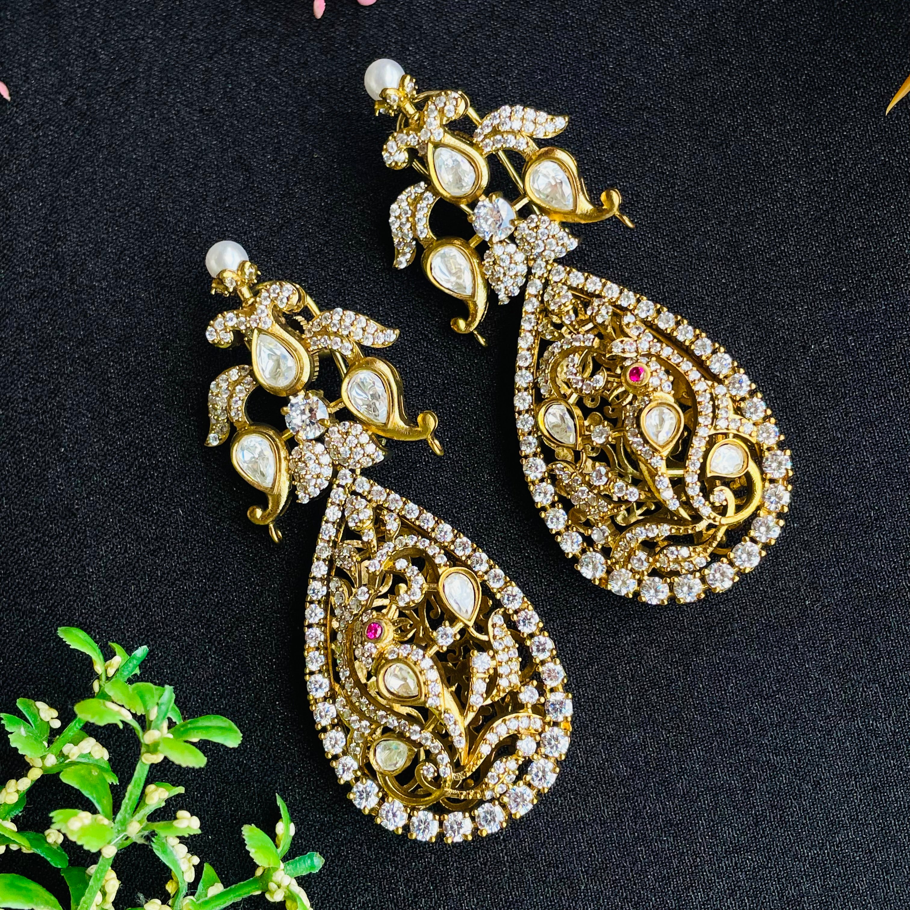 Nayaab Payal Polki Earrings