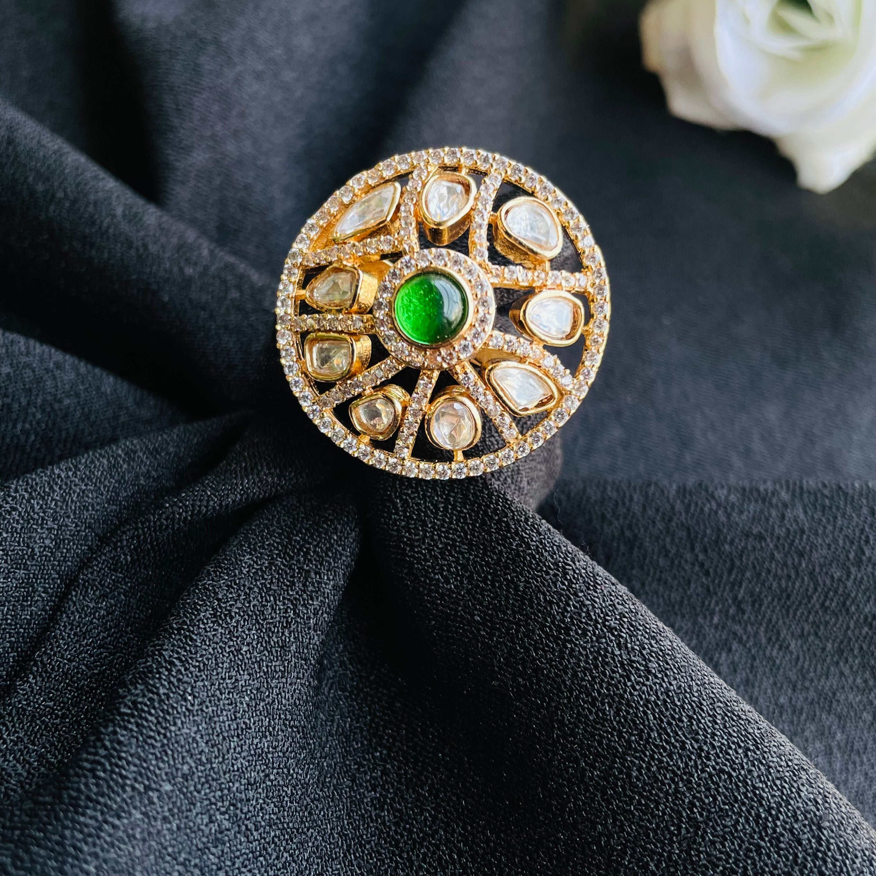 Nayaab gauri polki ring