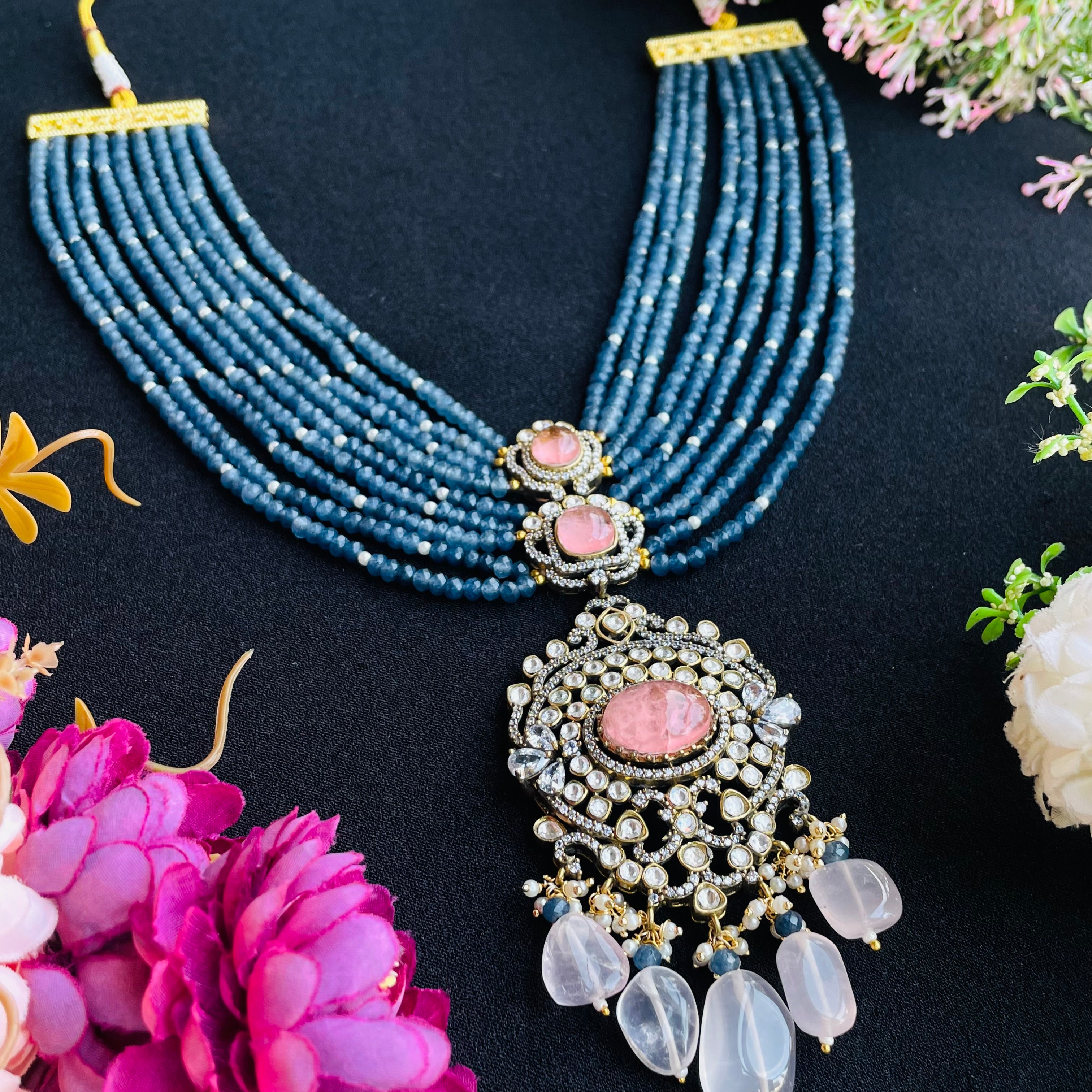 nayaab adya Polki neckpiece