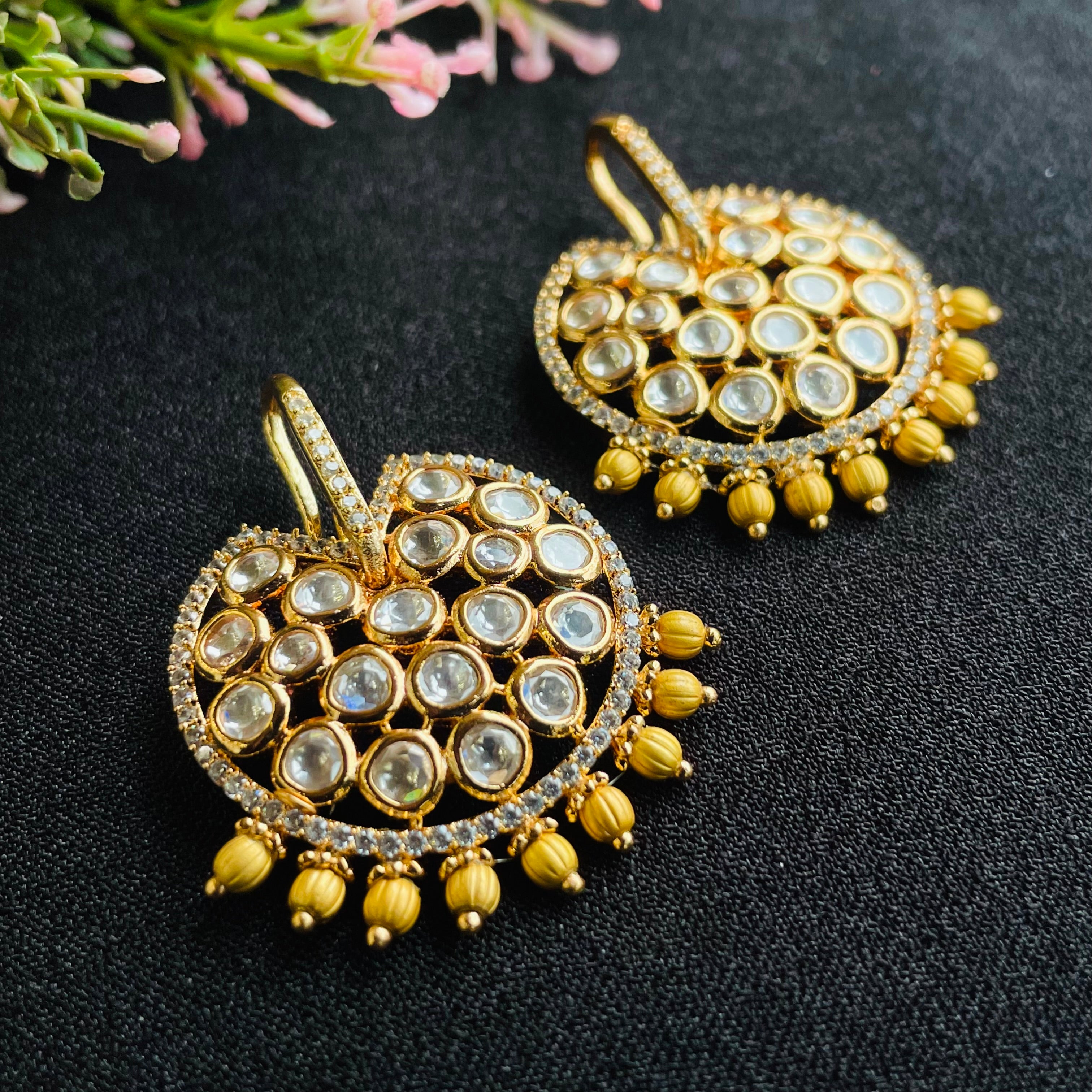 Nayaab Eshani Polki Earrings