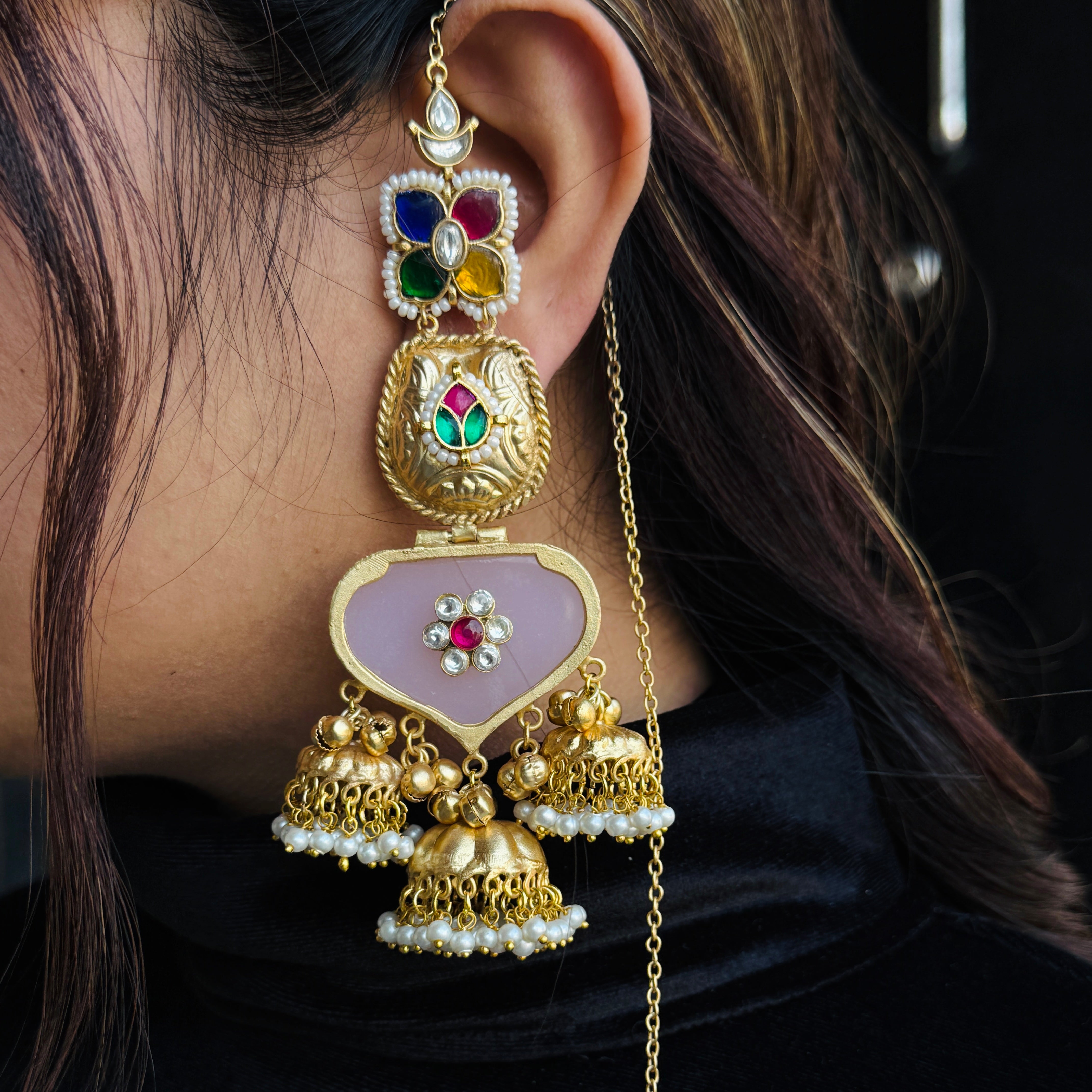 Nayaab Fusion Anu earrings