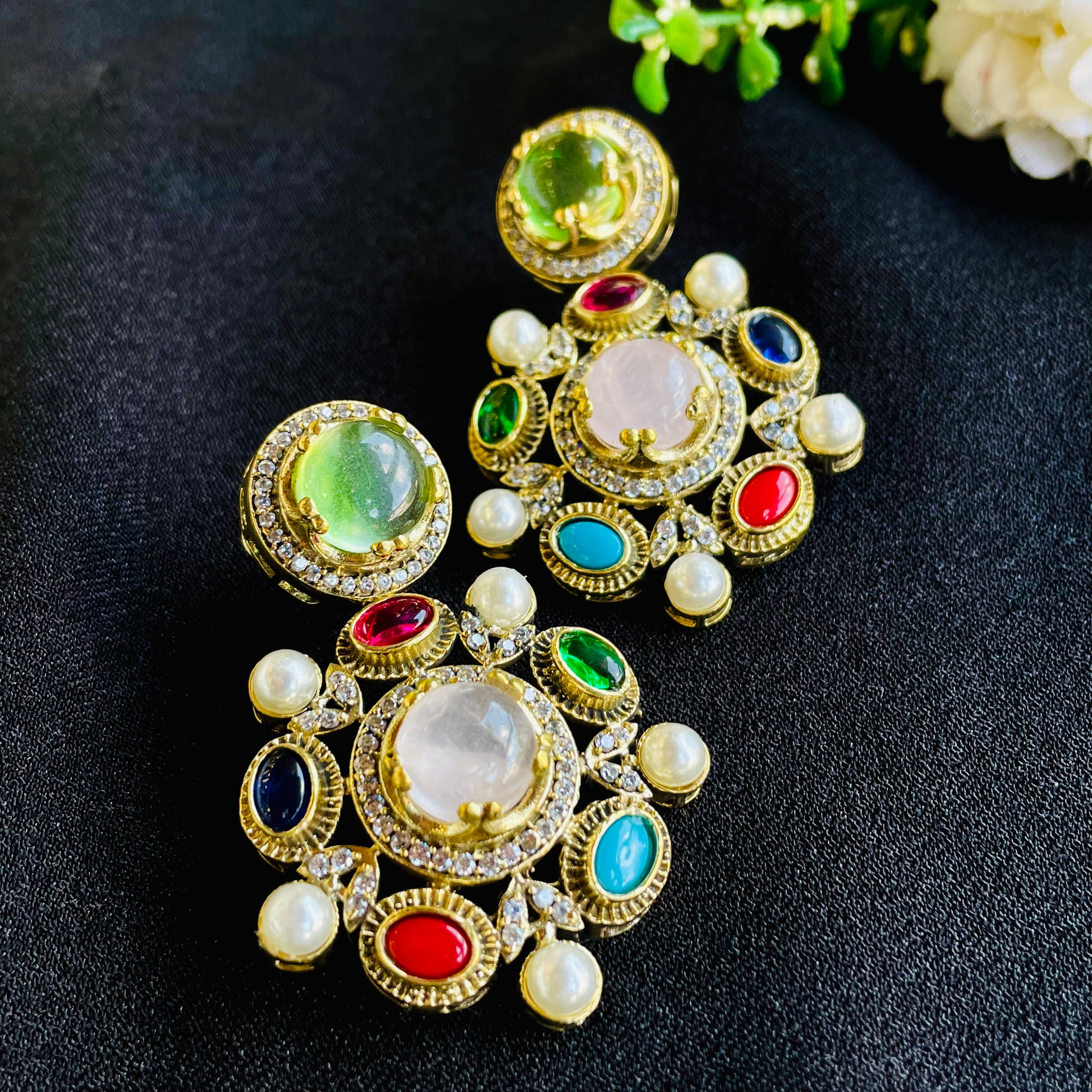 Nayaab Dhwani Polki Neckpiece