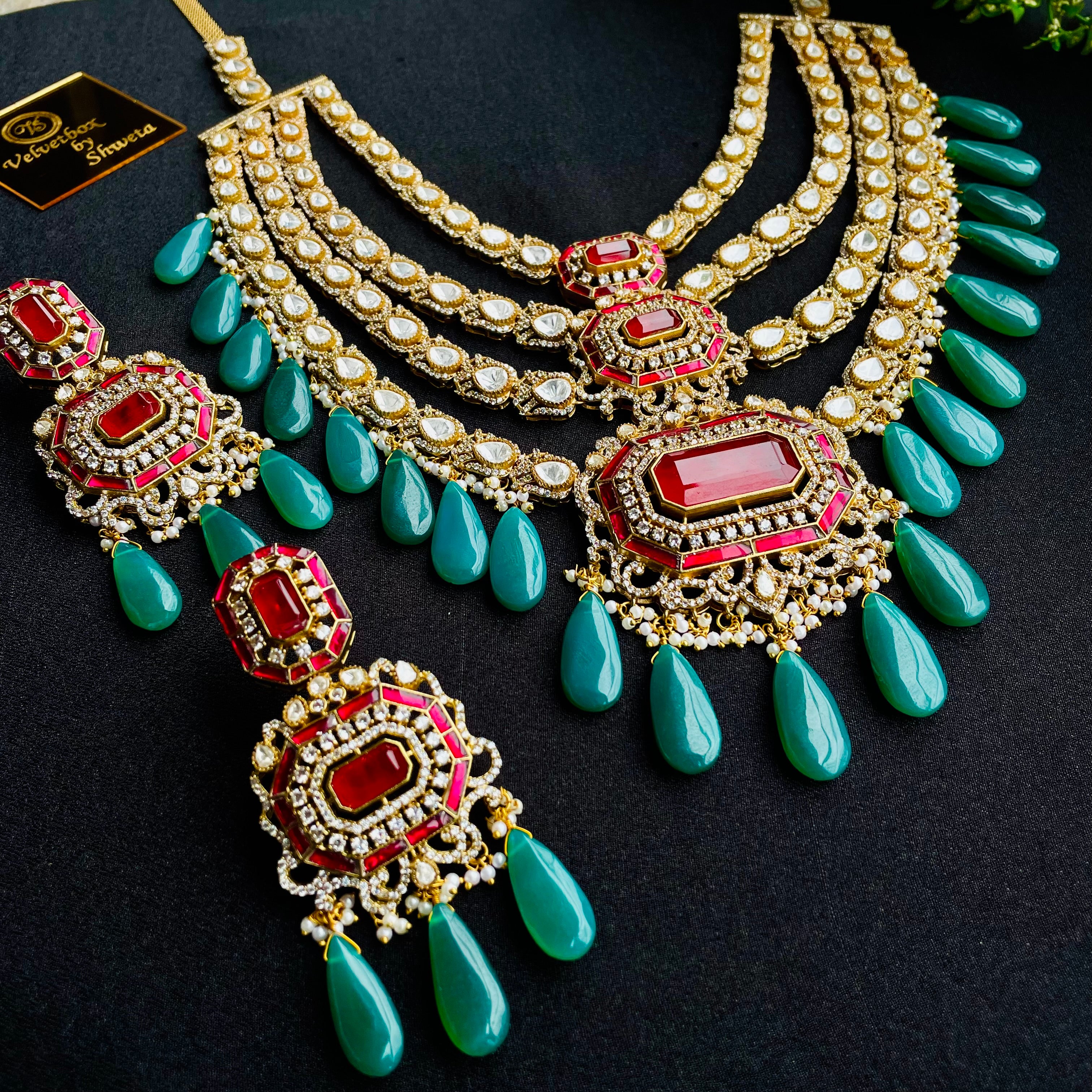 Nayaab Sneha Polki Neckpiece