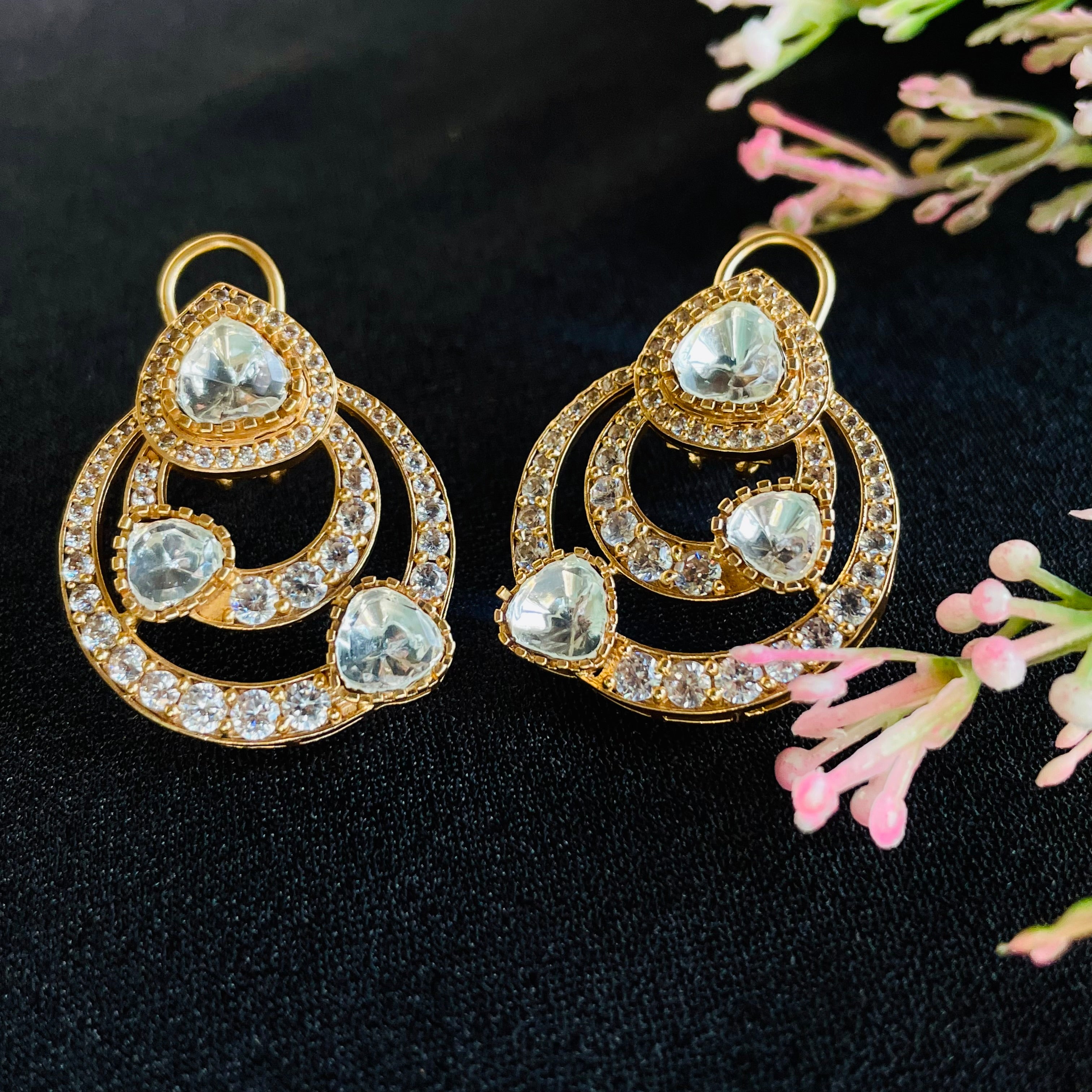 Nayaab Mahi Polki Earrings