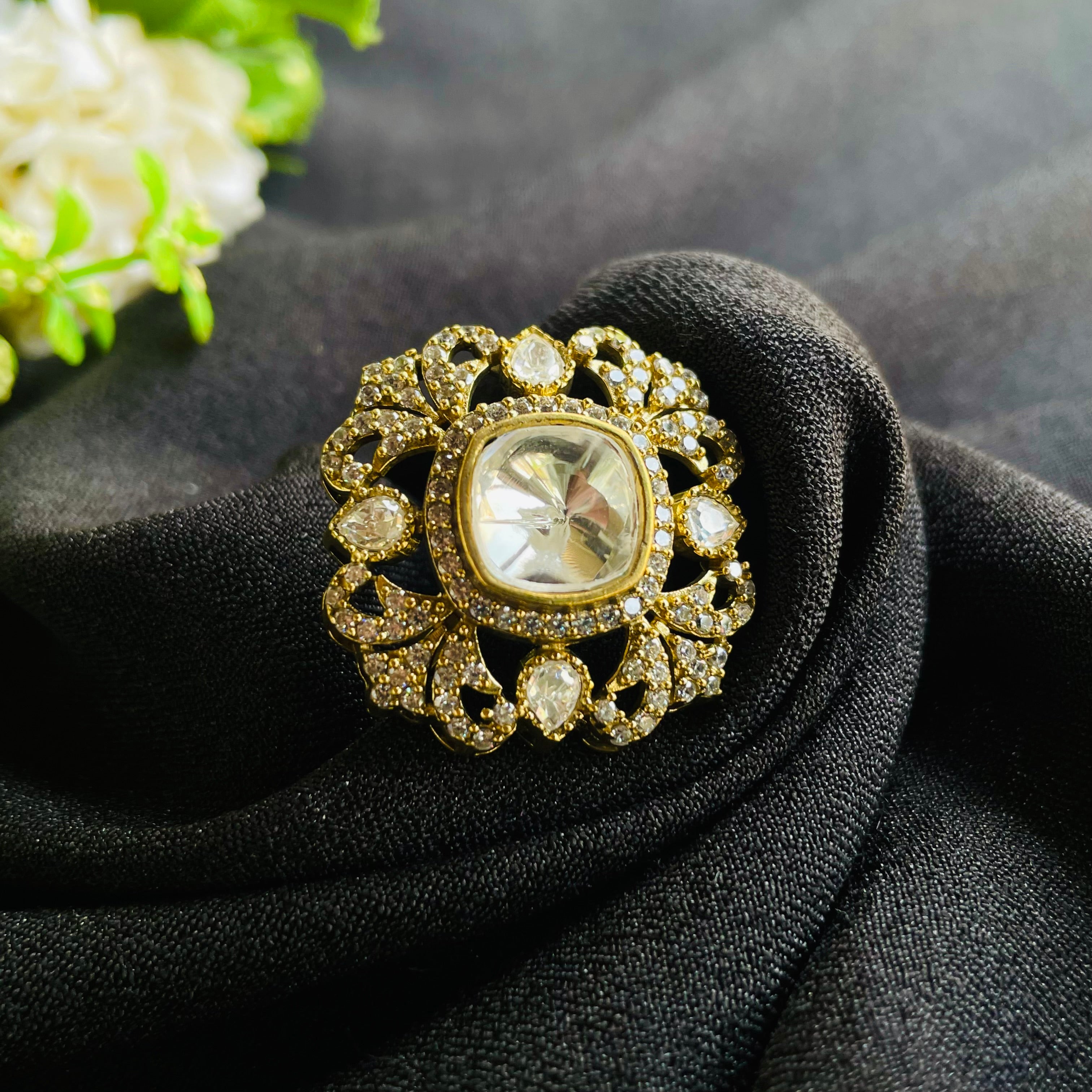 Nayaab baani polki ring