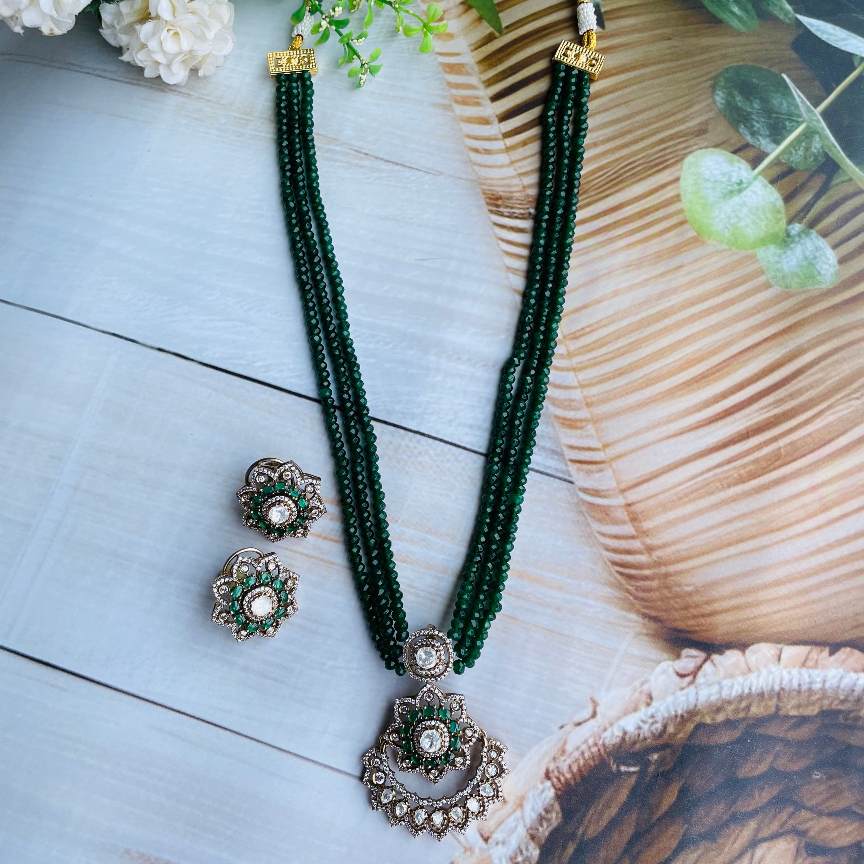 Nayaab Rubi Long Neckpiece