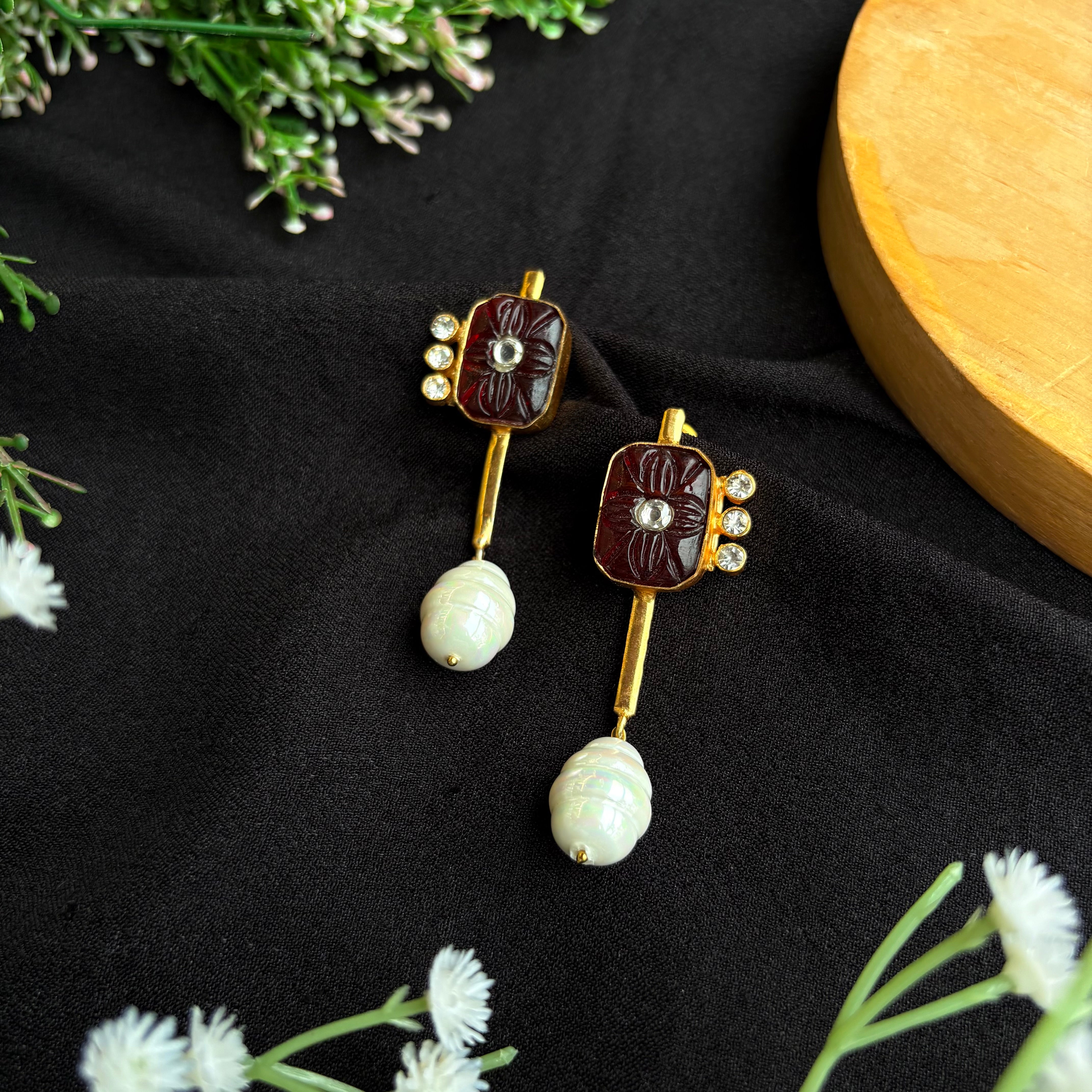 Noir Bloom Earrings