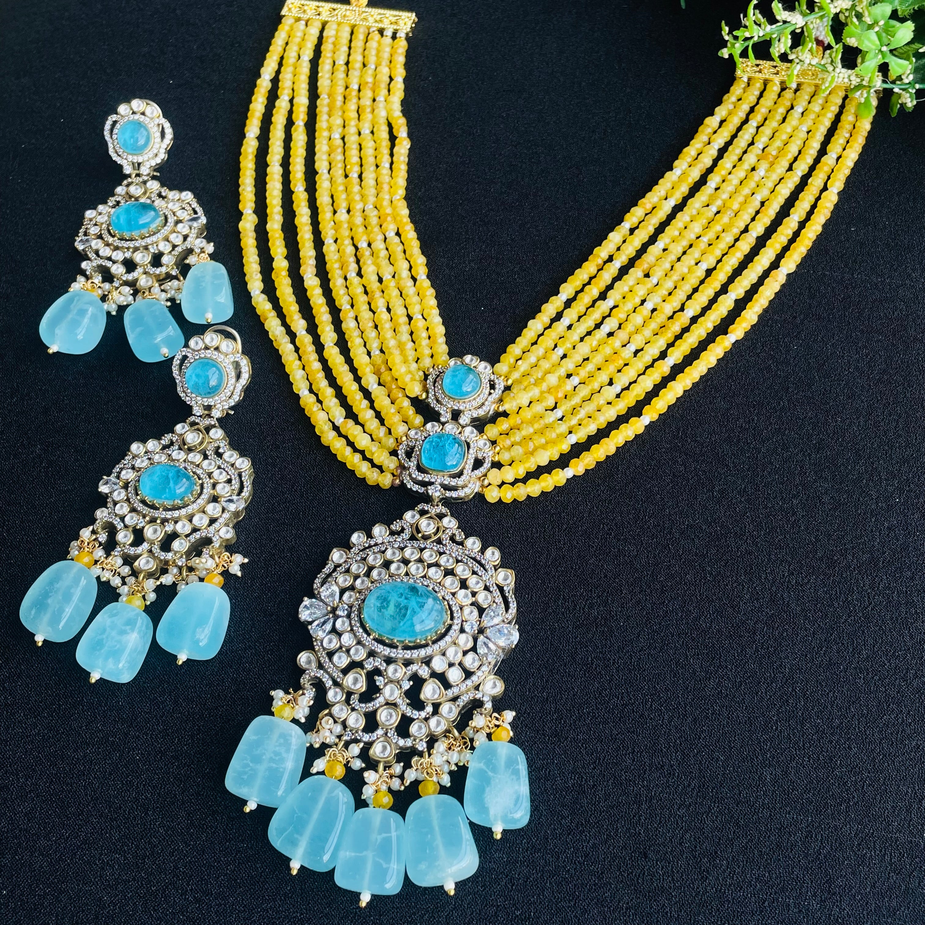 nayaab adya Polki neckpiece