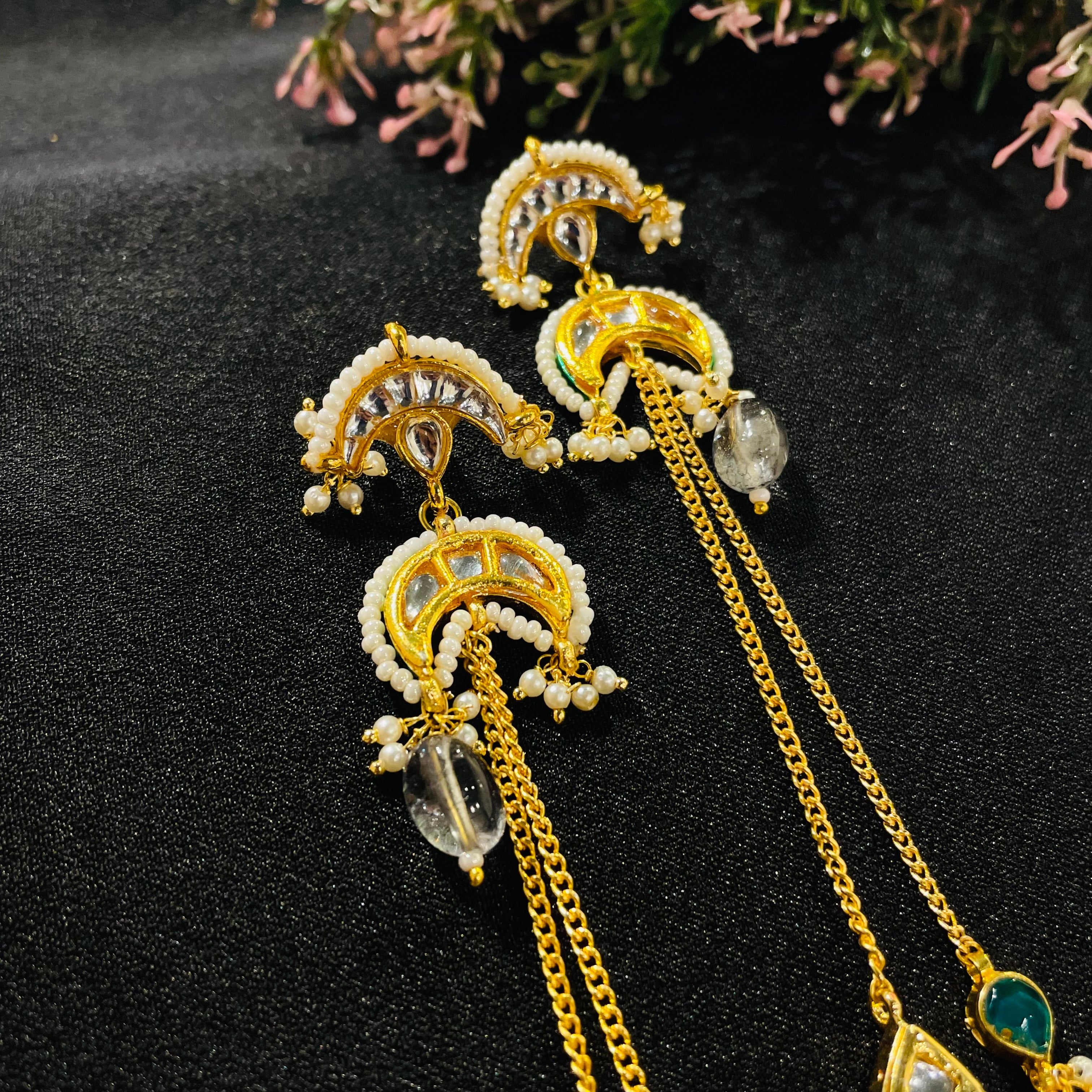 Nayaab Alisha Polki Earrings