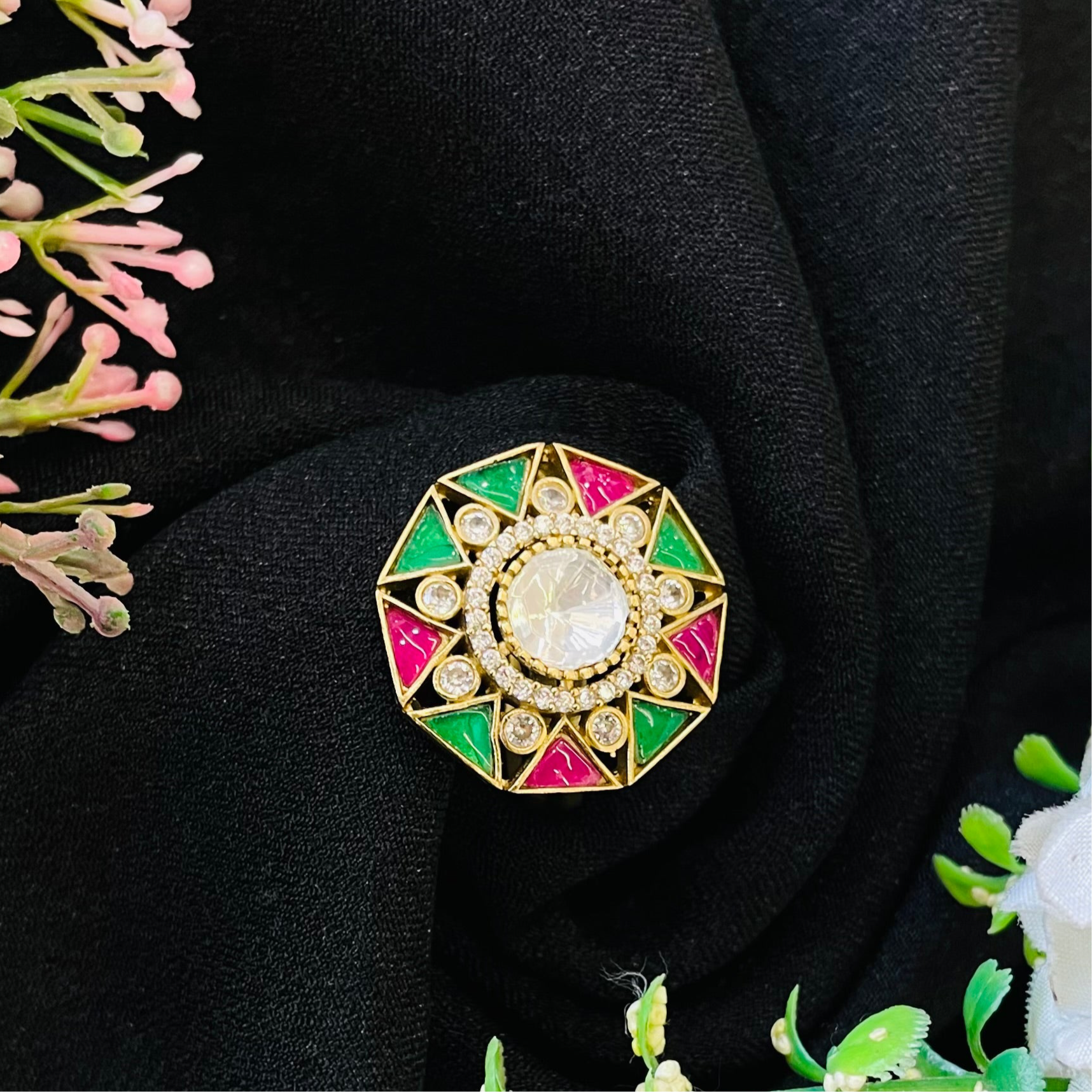 Nayaab Aarya polki rings