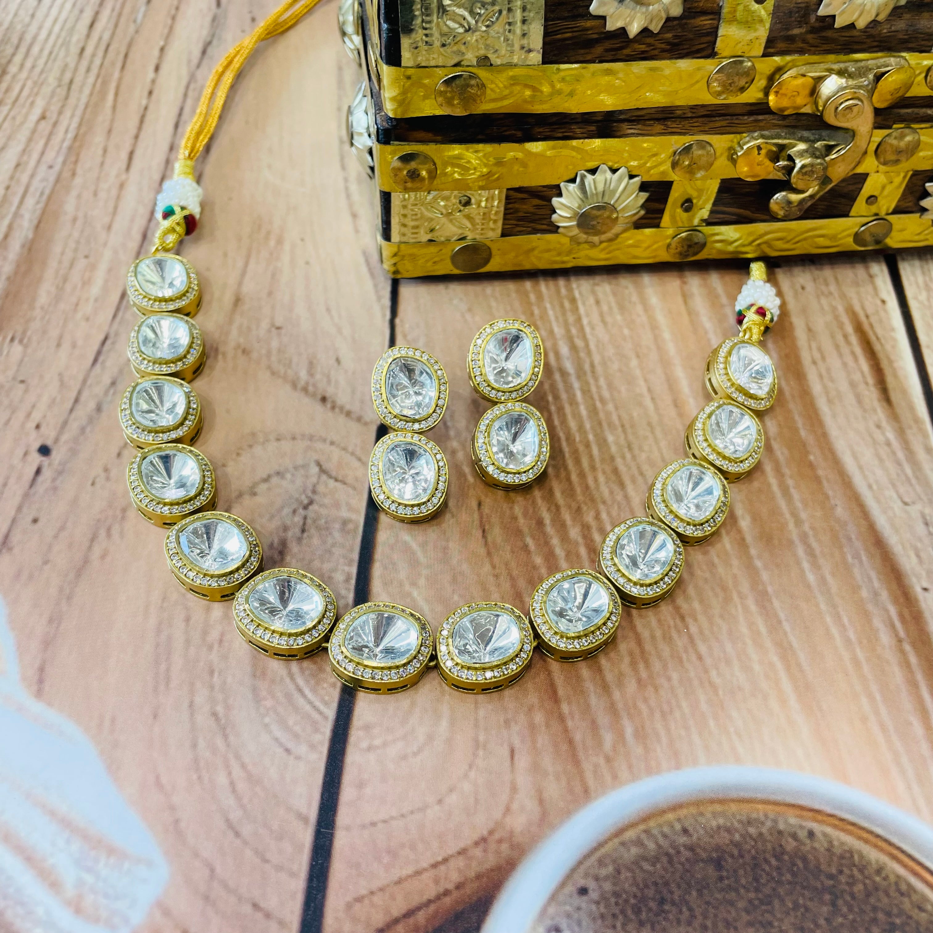Nayaab Ishika Polki Neckpiece
