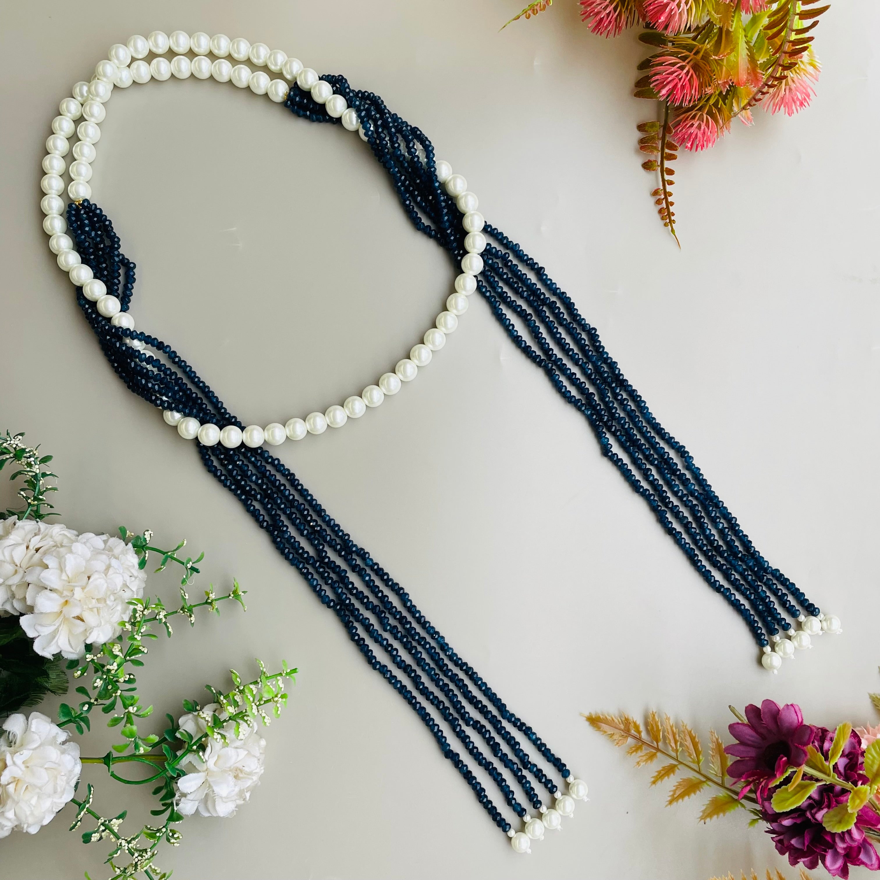 Nayaab jigyasa Pearl long mala