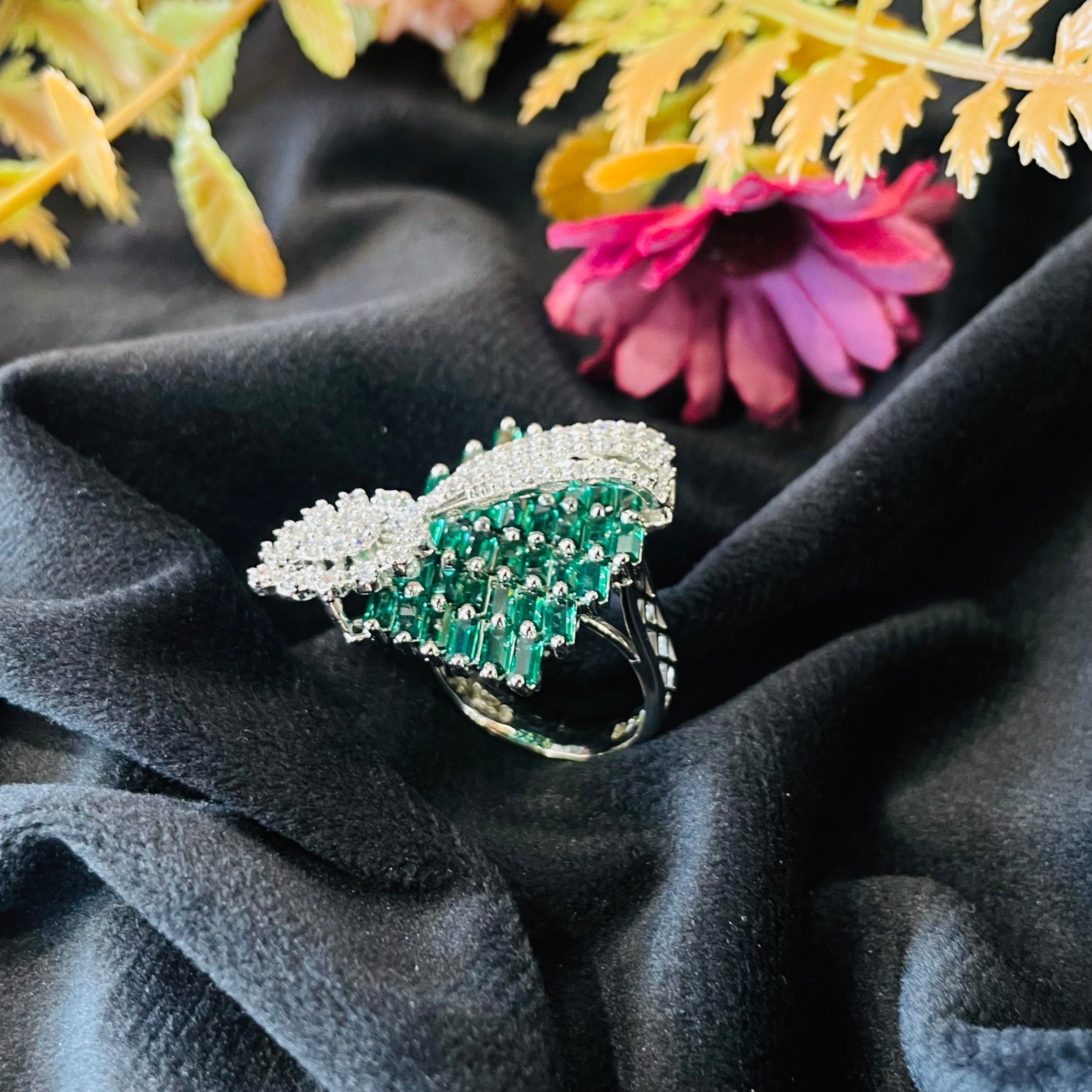 Vs sterling silver cocktail ring 212