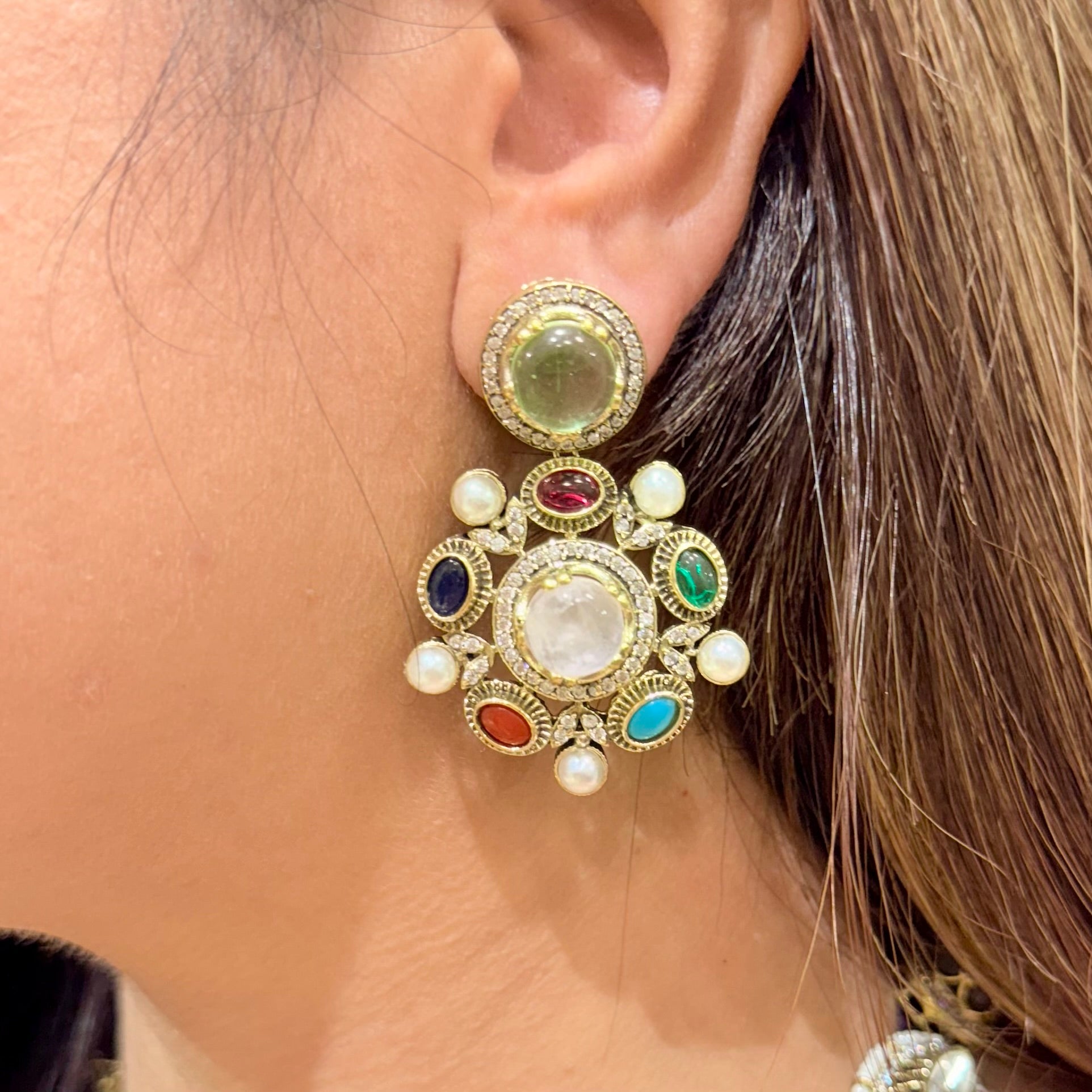 Nayaab Dhwani Polki Neckpiece