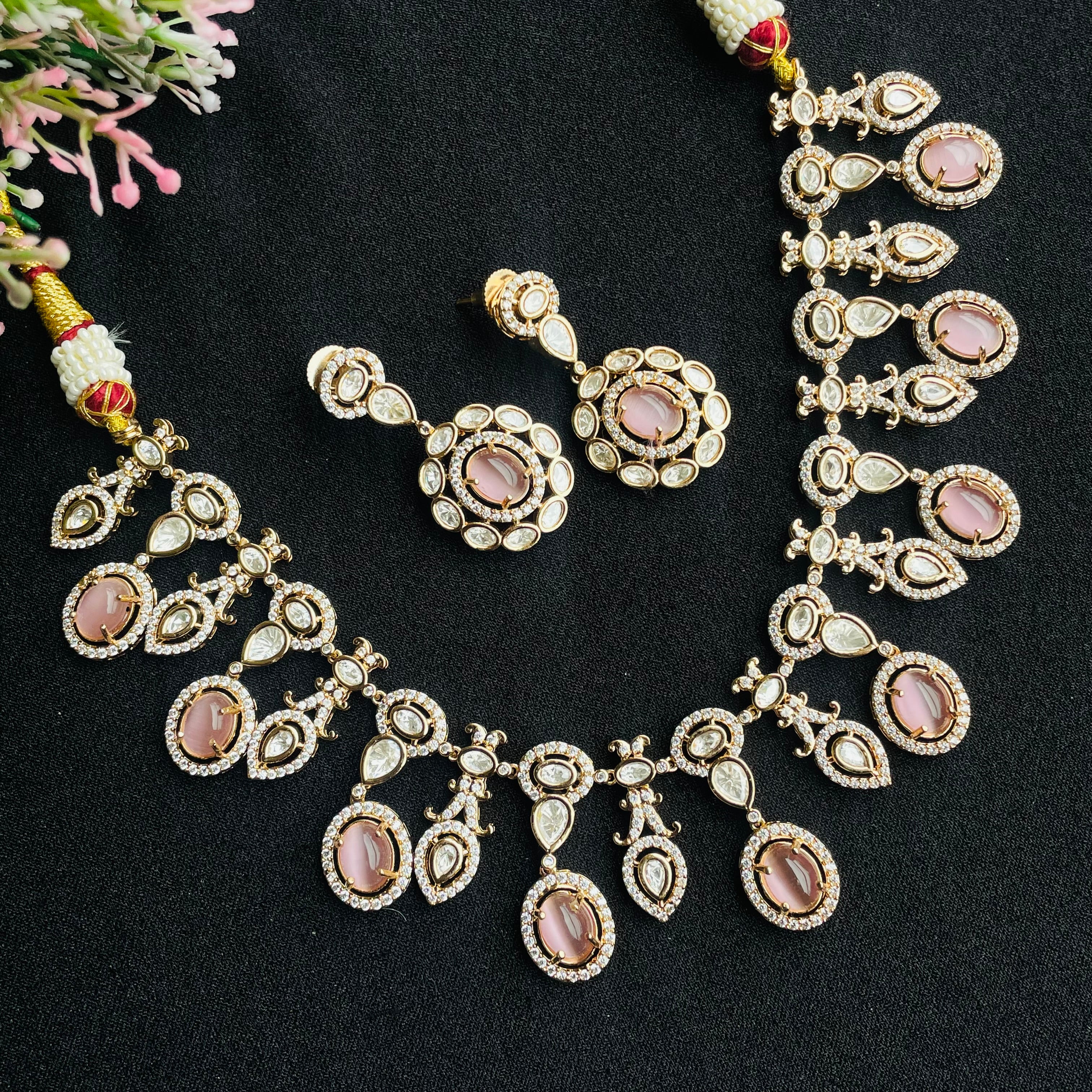 Nayaab Kareena Polki Neckpiece
