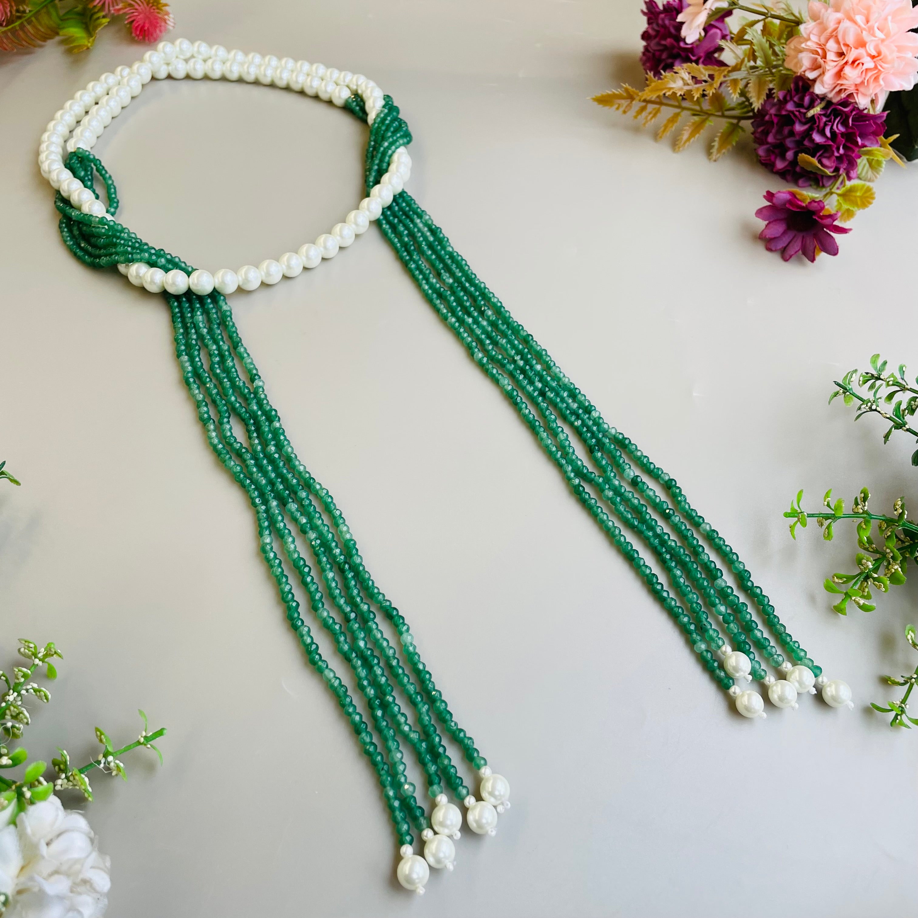 Nayaab jigyasa Pearl long mala