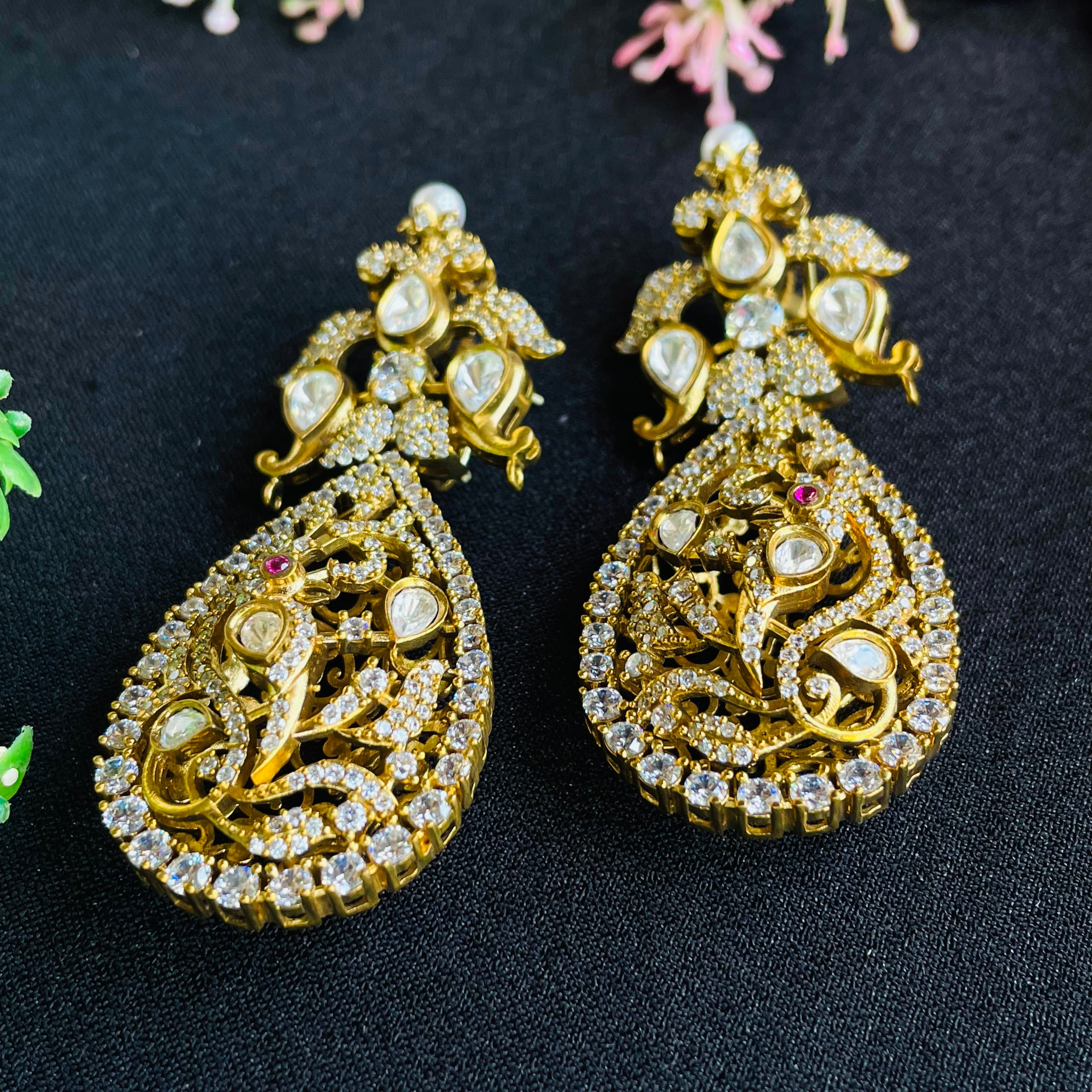 Nayaab Payal Polki Earrings