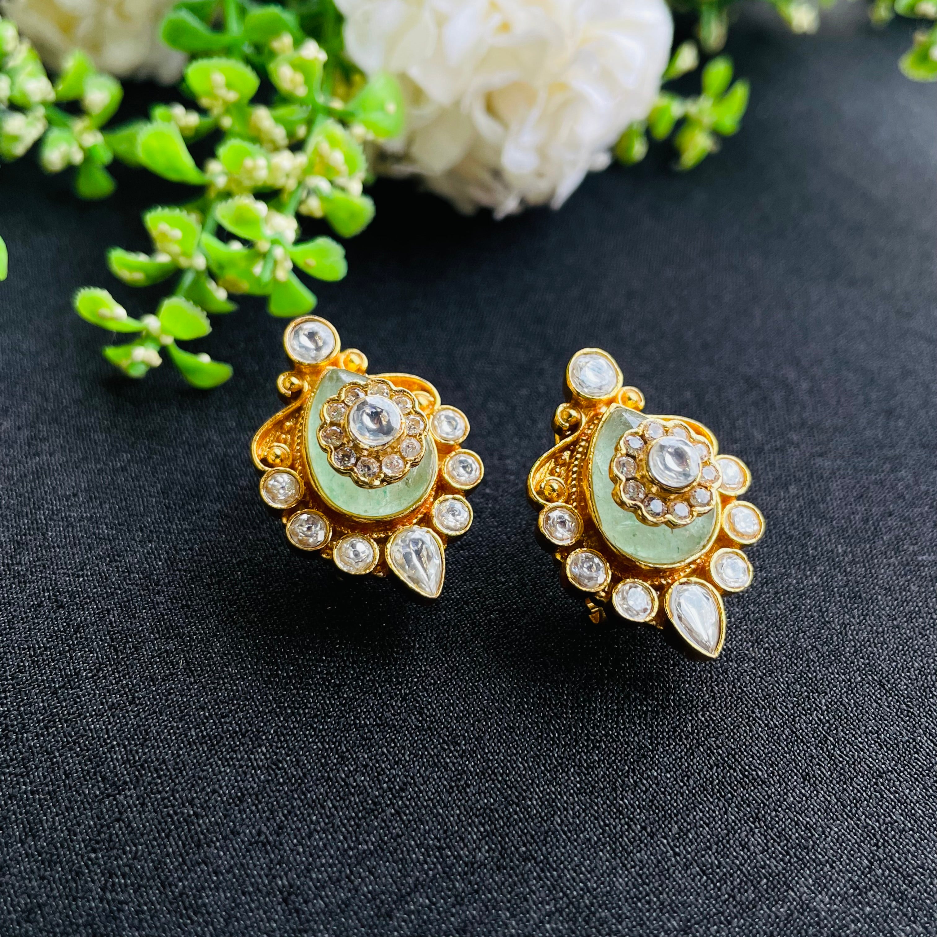 Nayaab Myra Polki Studs