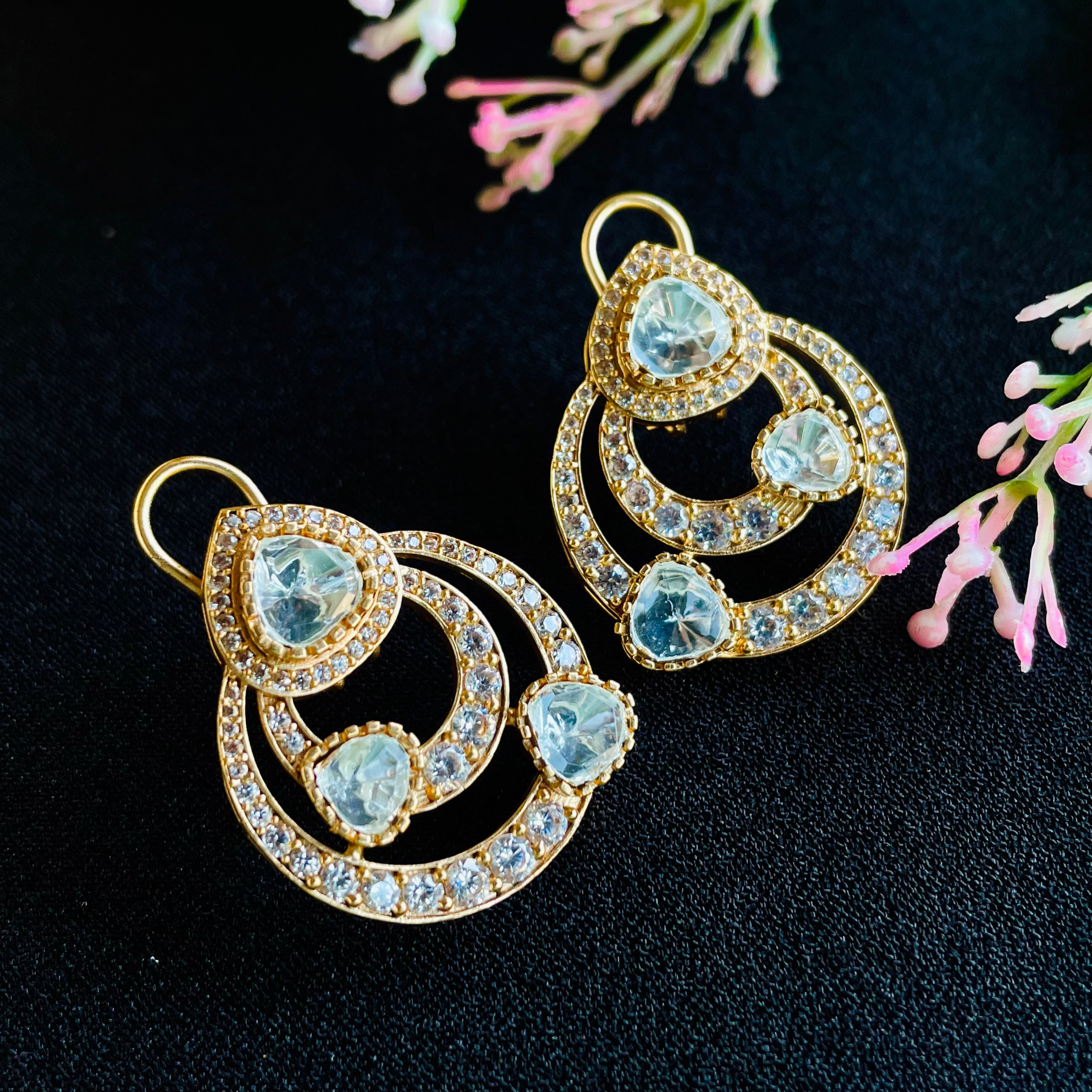 Nayaab Mahi Polki Earrings