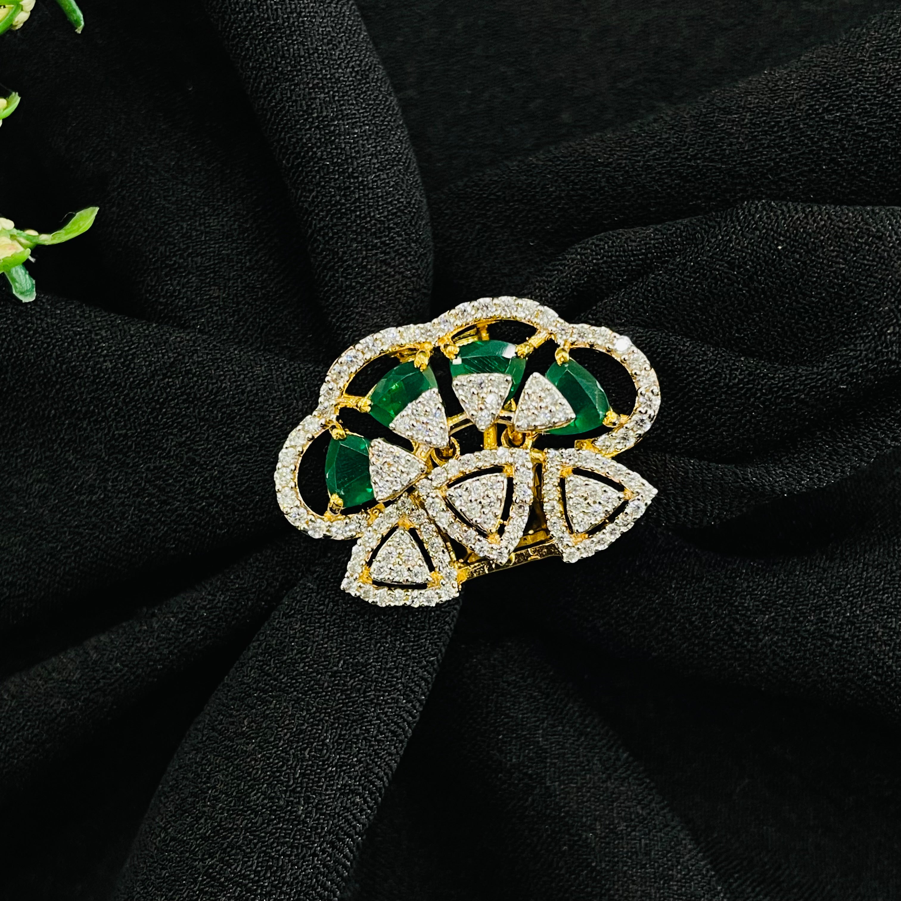 VS Sterling Silver Cocktail Ring 232 12G