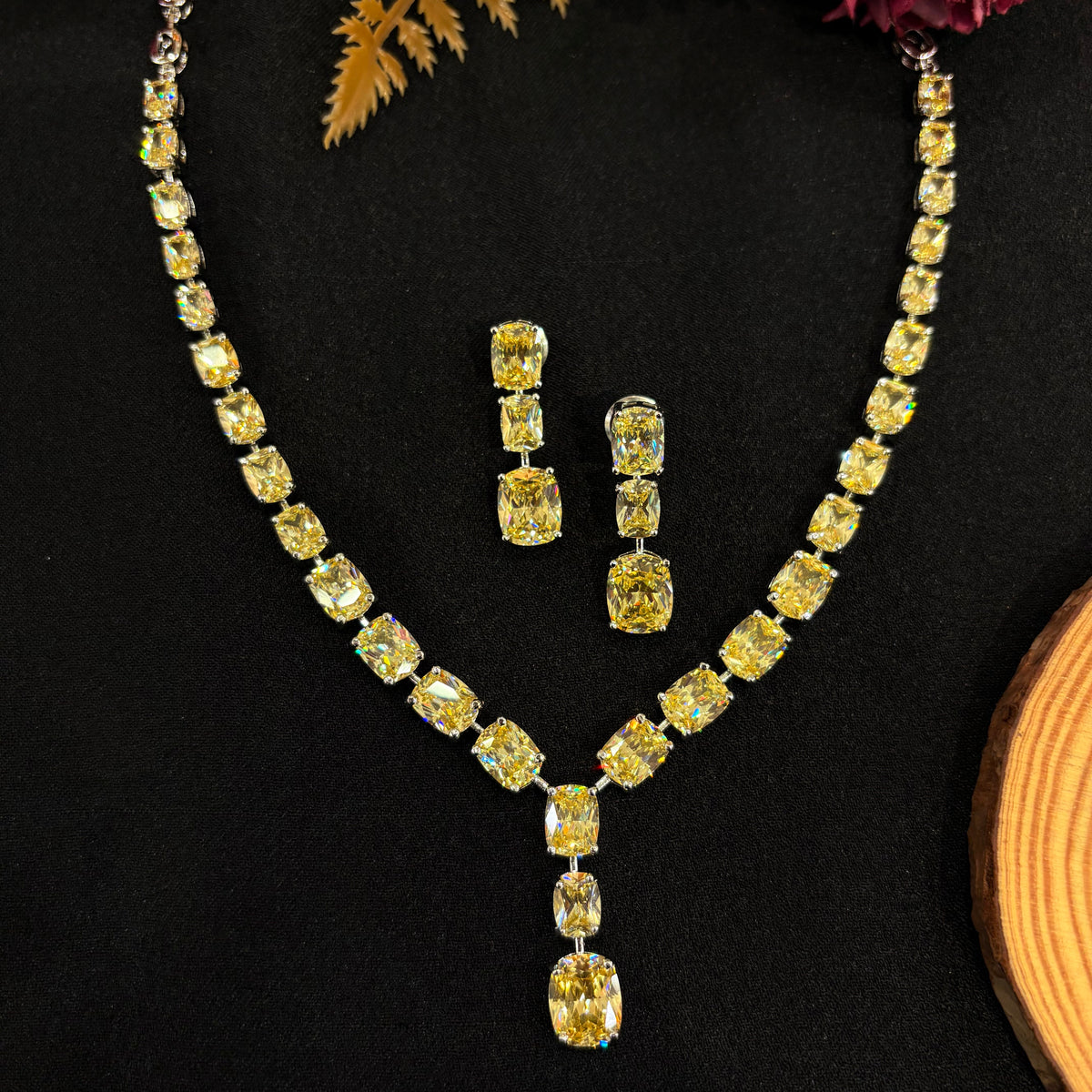 Aarohi Citrine Neckpiece