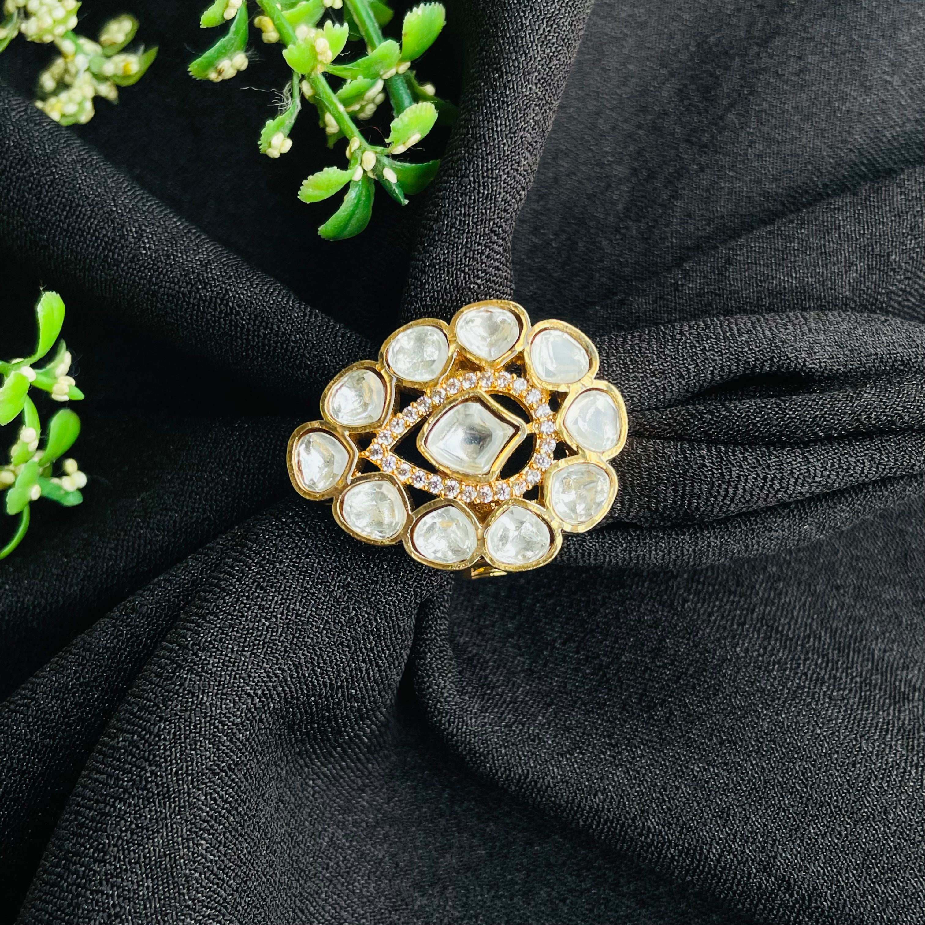 Nayaab Shreya Polki Ring