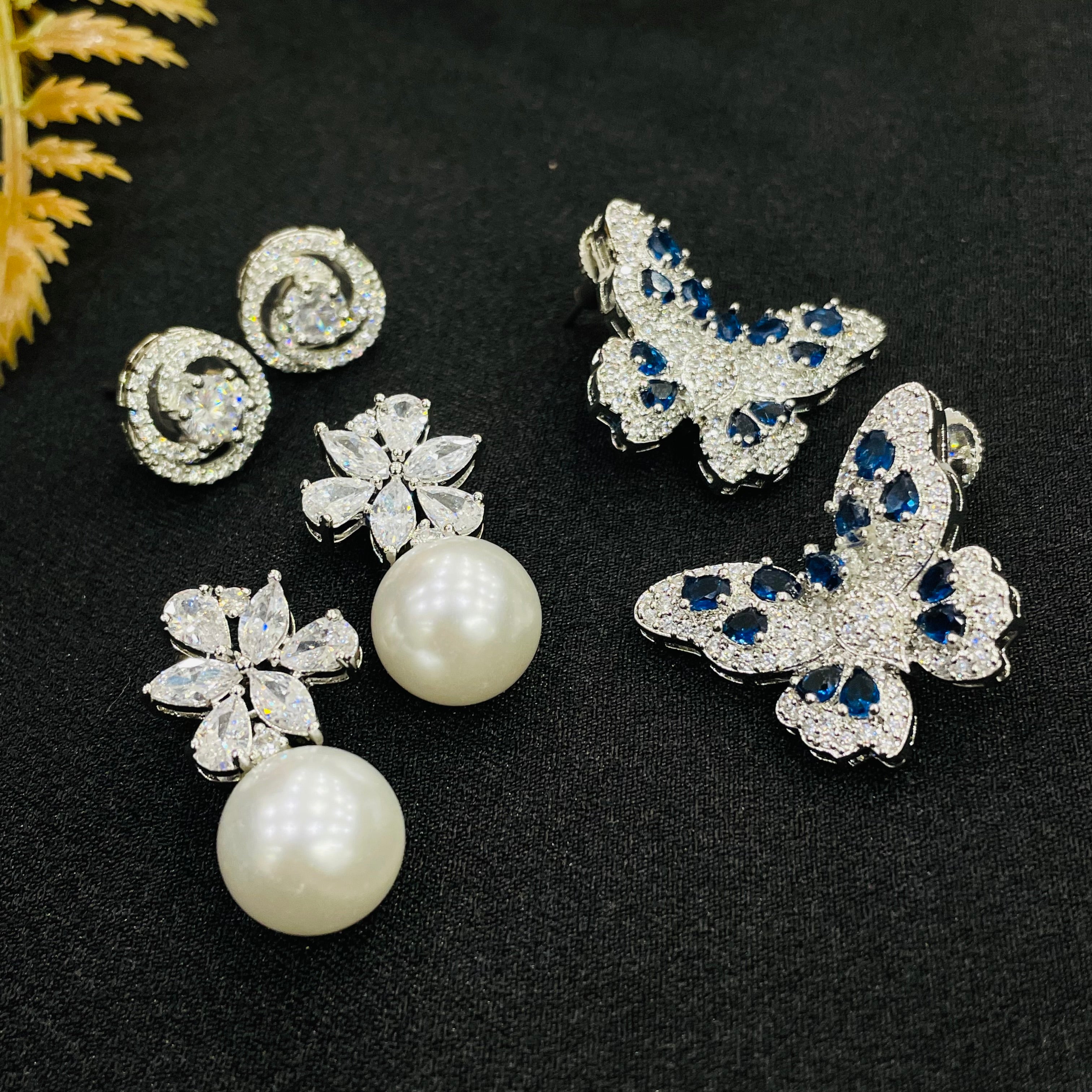 Ad butterfly With Ad studs Combo