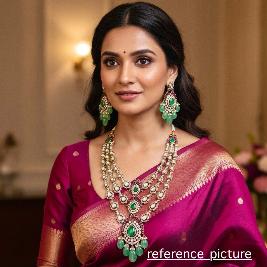 Nayaab Ayeza Polki Neckpiece