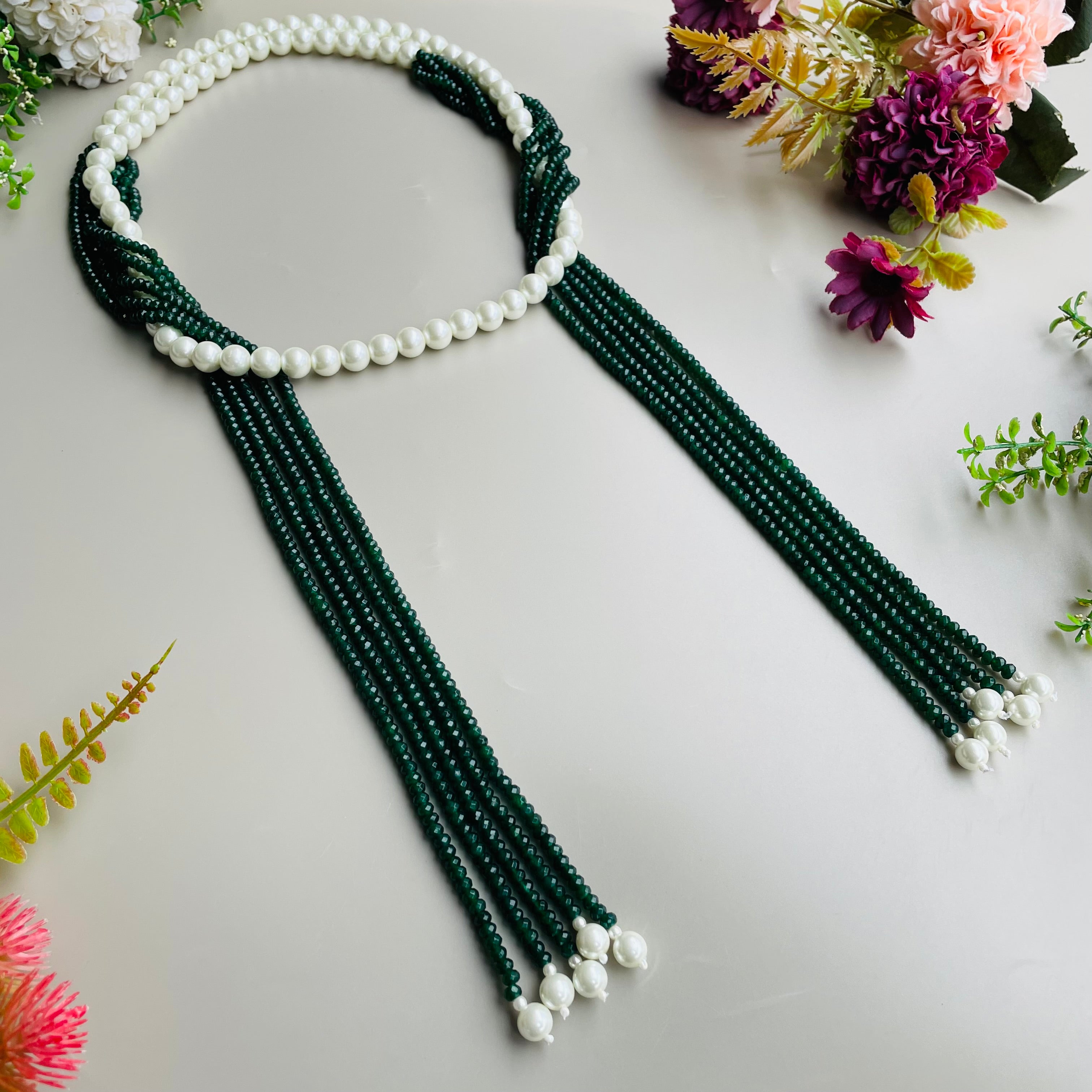 Nayaab jigyasa Pearl long mala