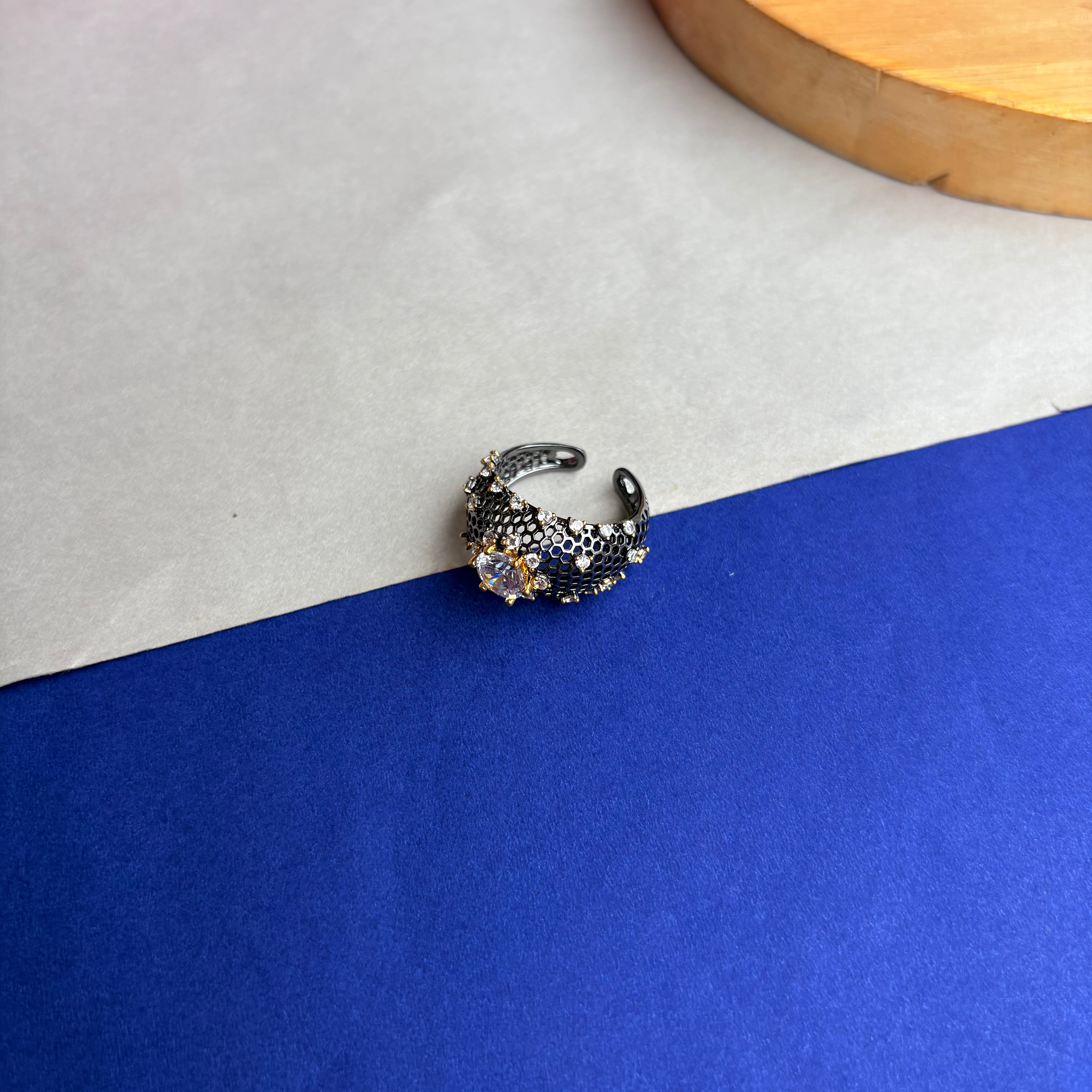 Seraphina Noir Ring