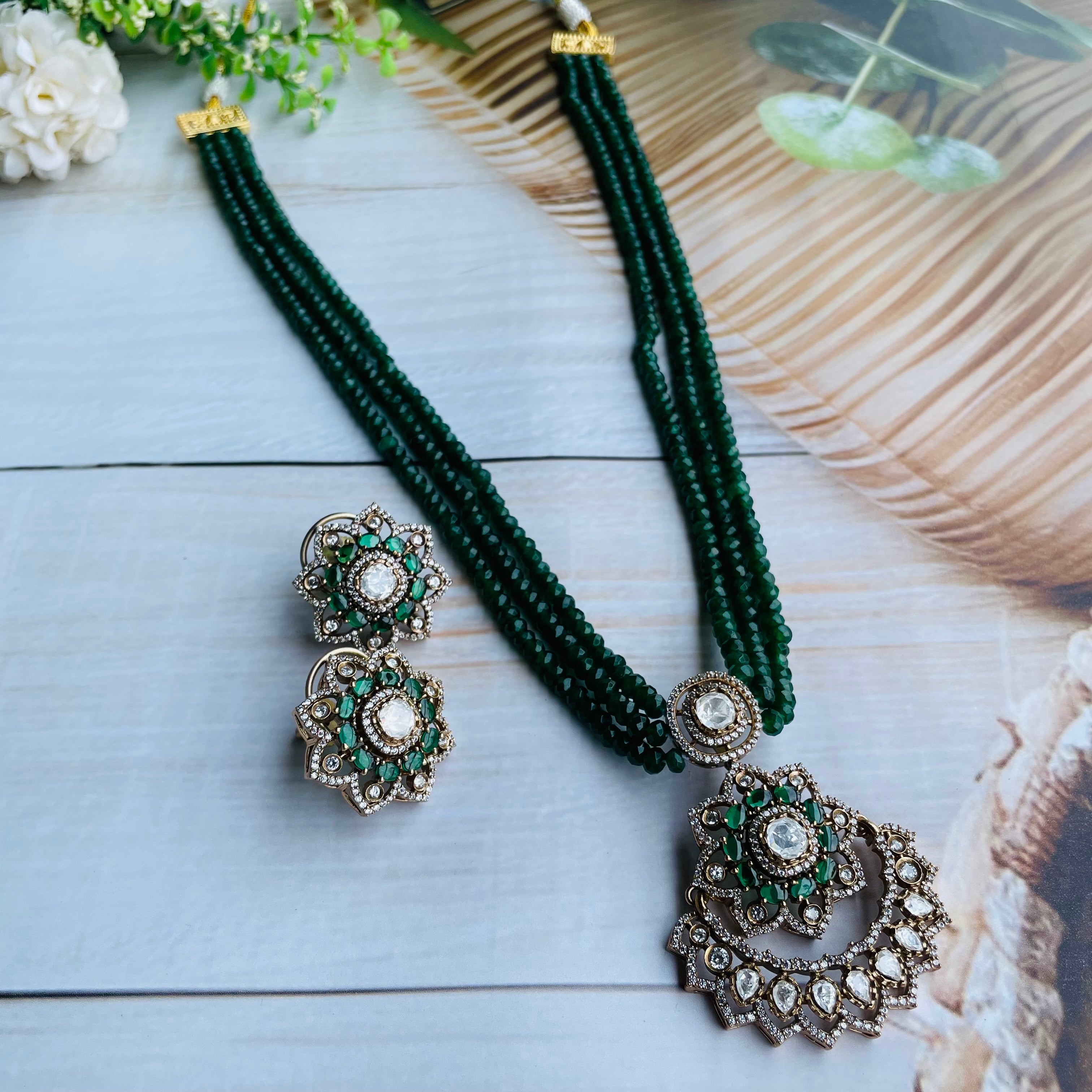 Nayaab Rubi Long Neckpiece