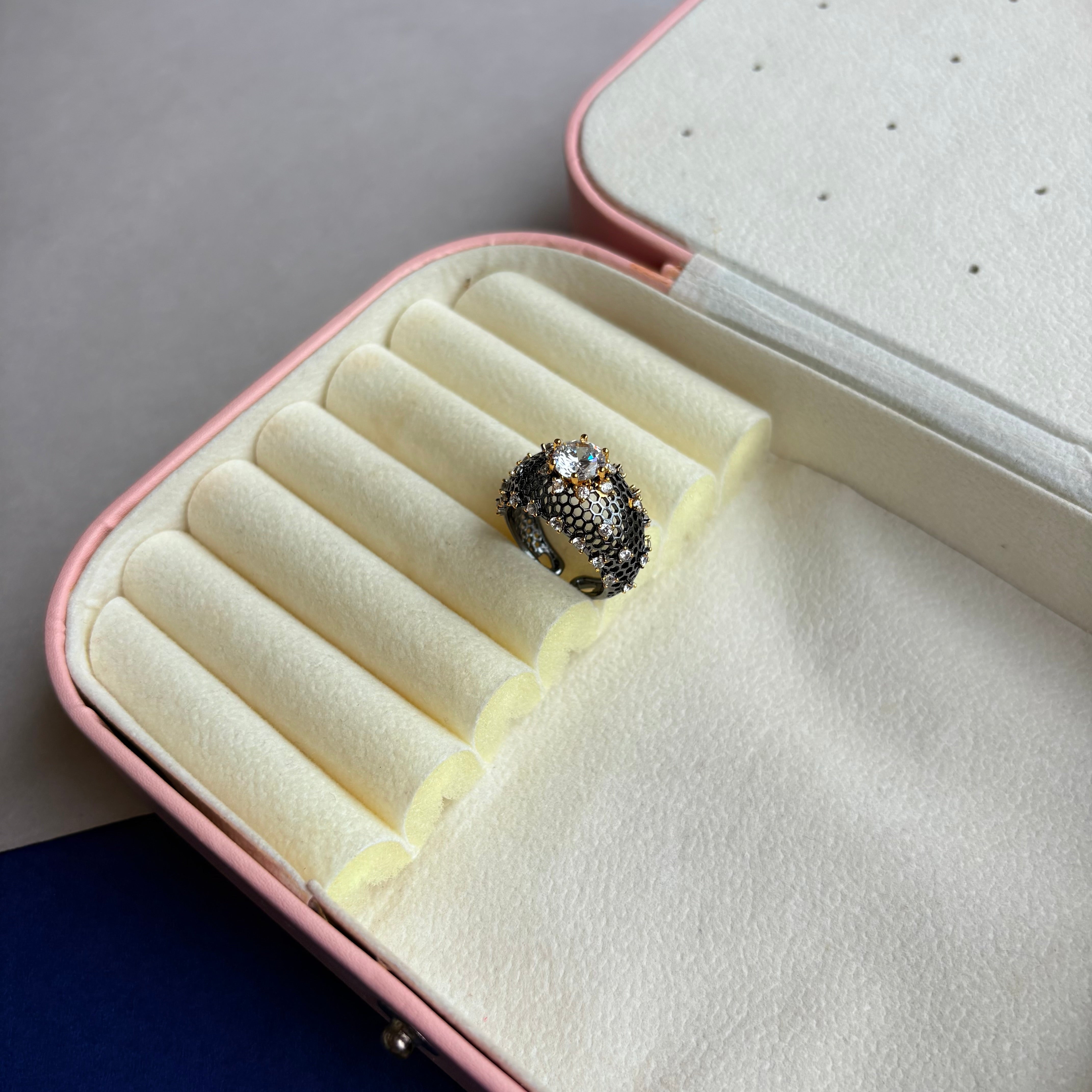 Seraphina Noir Ring