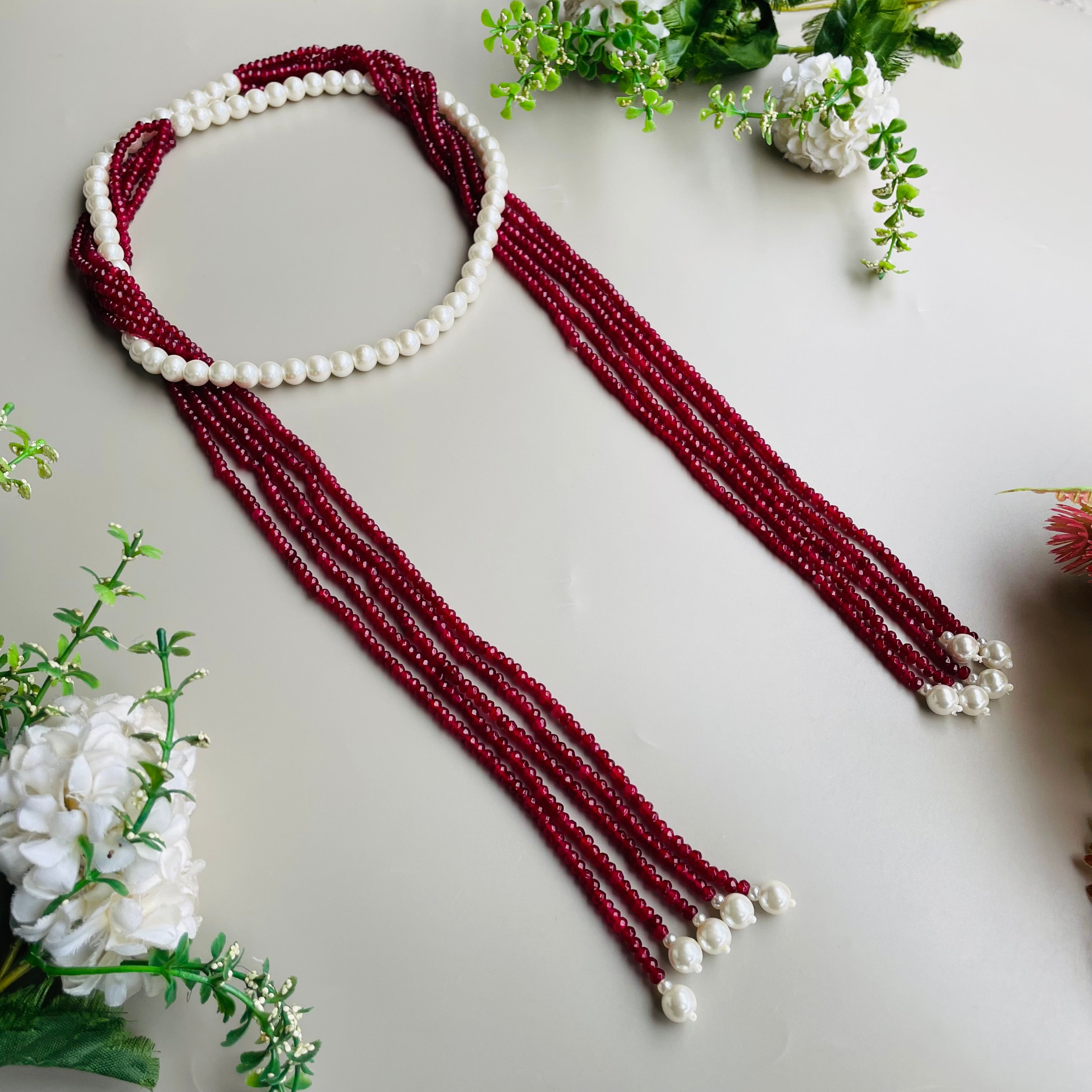 Nayaab jigyasa Pearl long mala