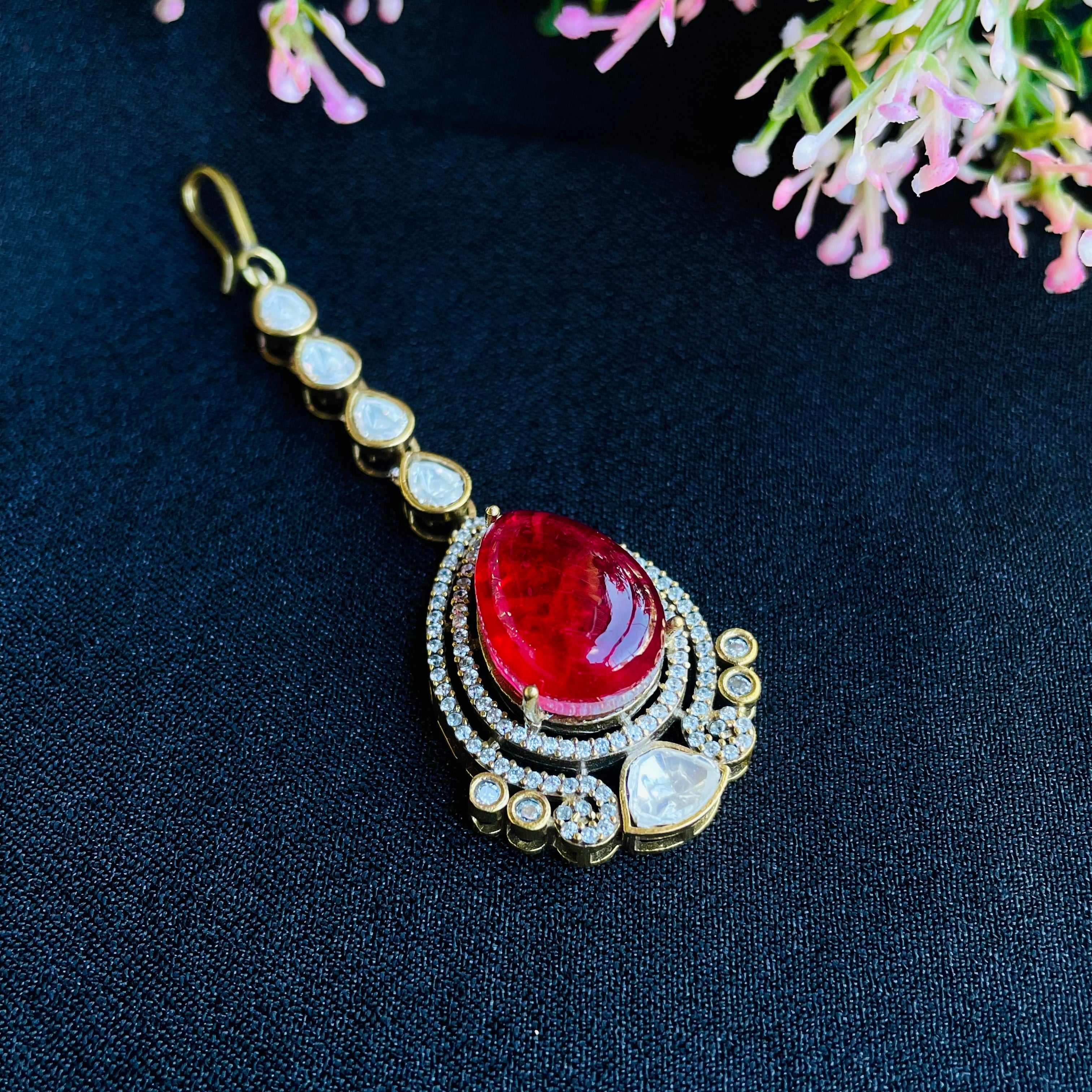 Nayaab Zaveri Polki Tikka