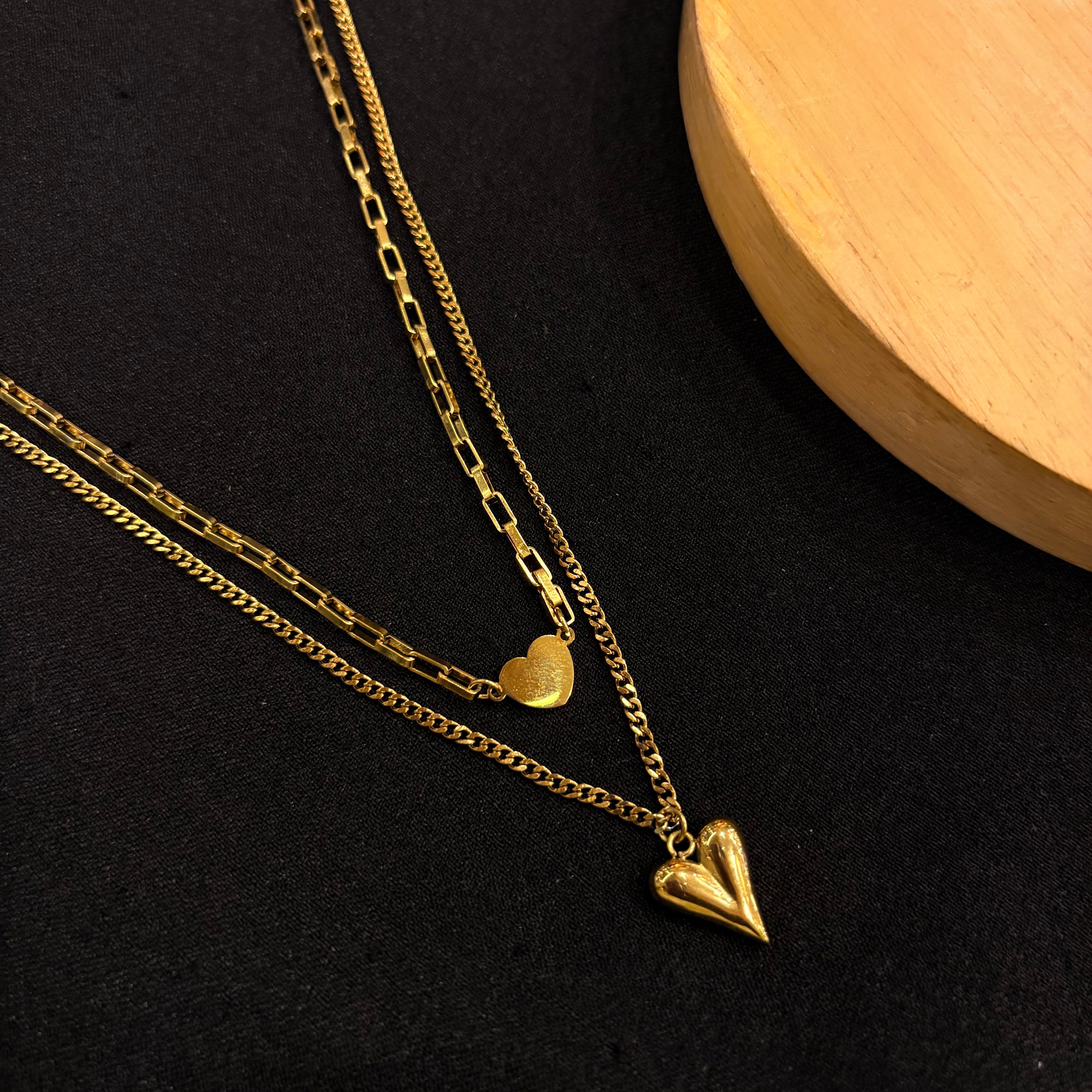 Amora Heart Layered Neck Chain