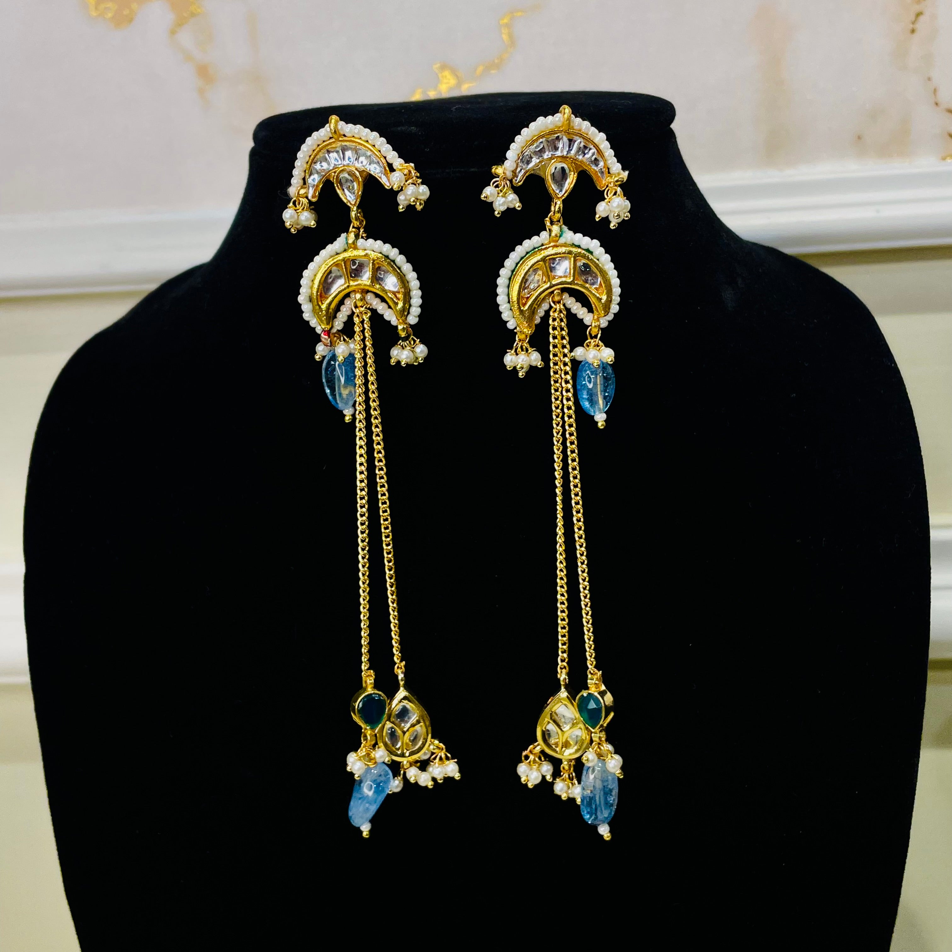 Nayaab Alisha Polki Earrings