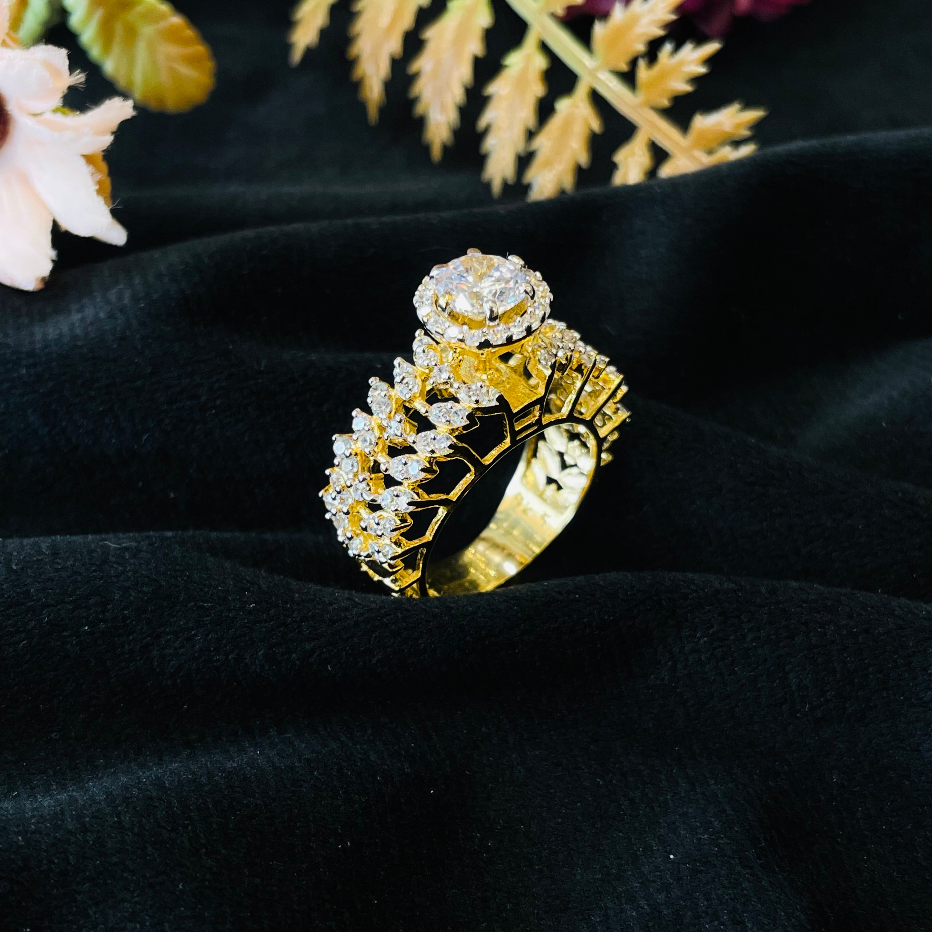 Vs Sterling Silver Cocktail Ring 221 9g