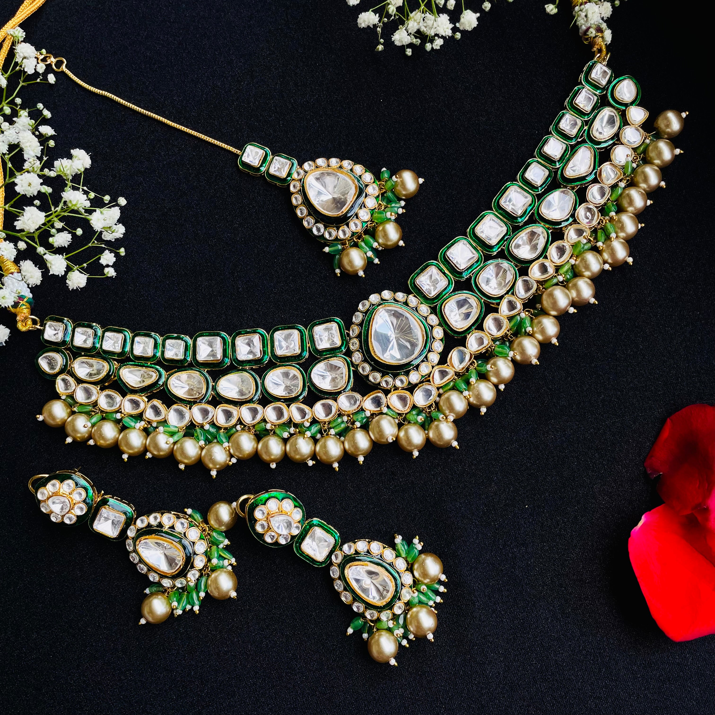 Nayaab Pihu Polki Neckpiece