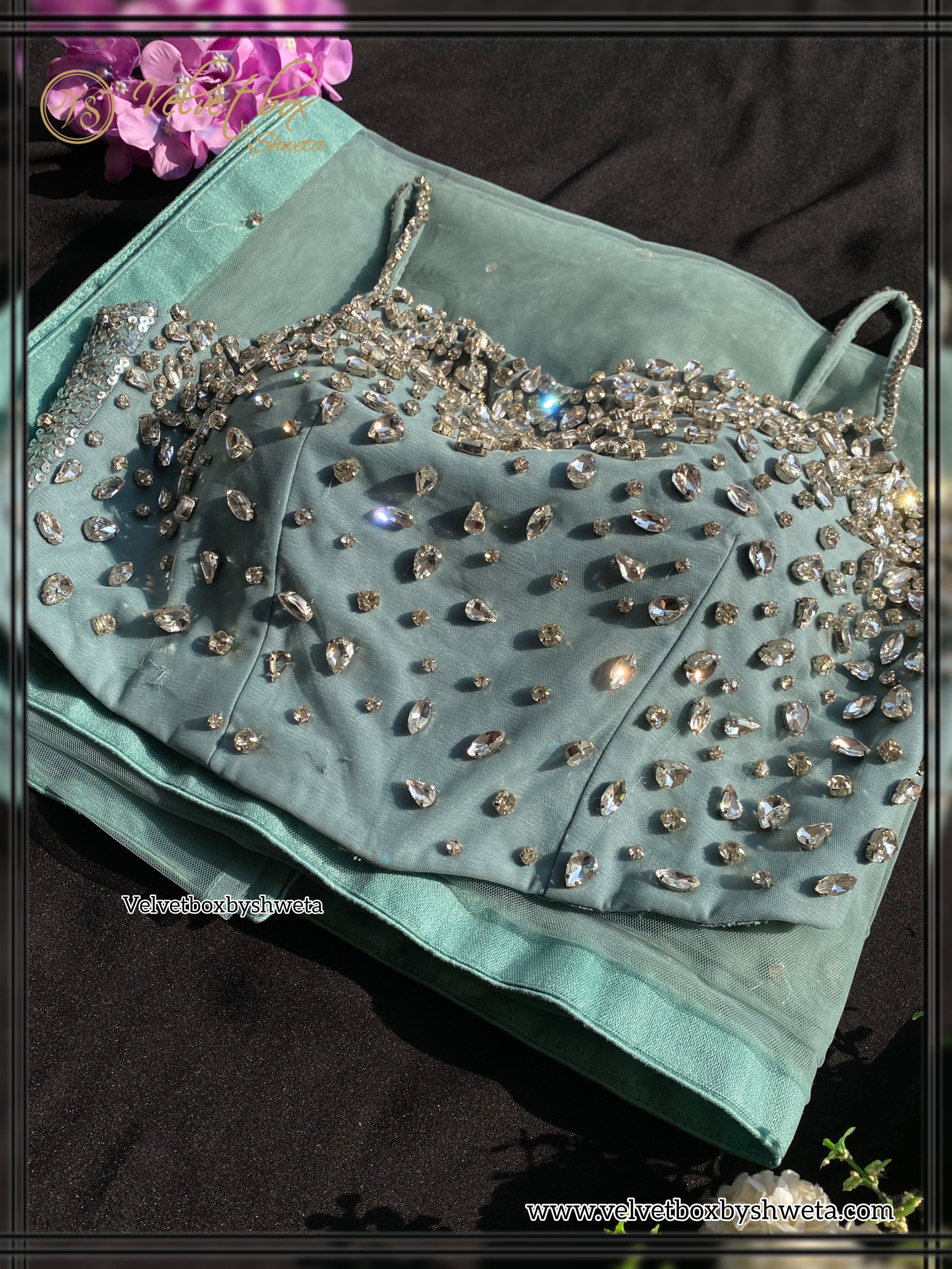 Rubi Crystal Saree