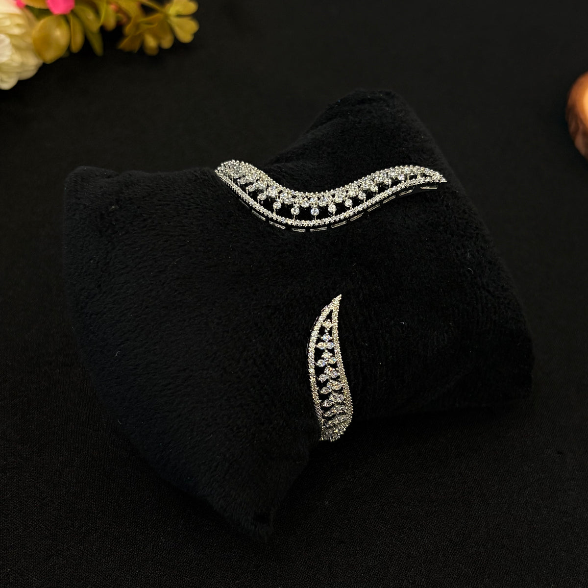 Vanya Crystal Cuff Bracelet