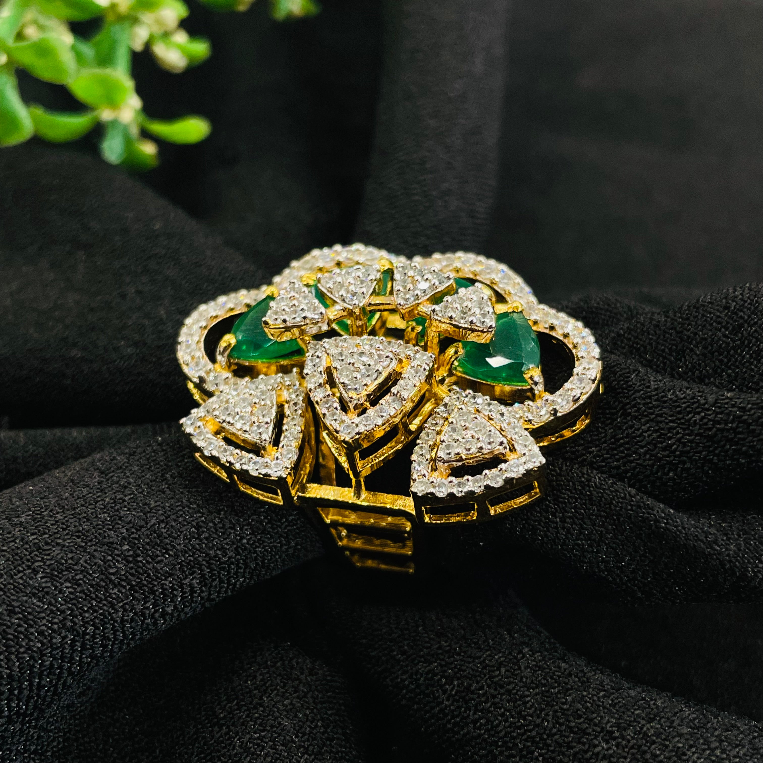 VS Sterling Silver Cocktail Ring 232 12G