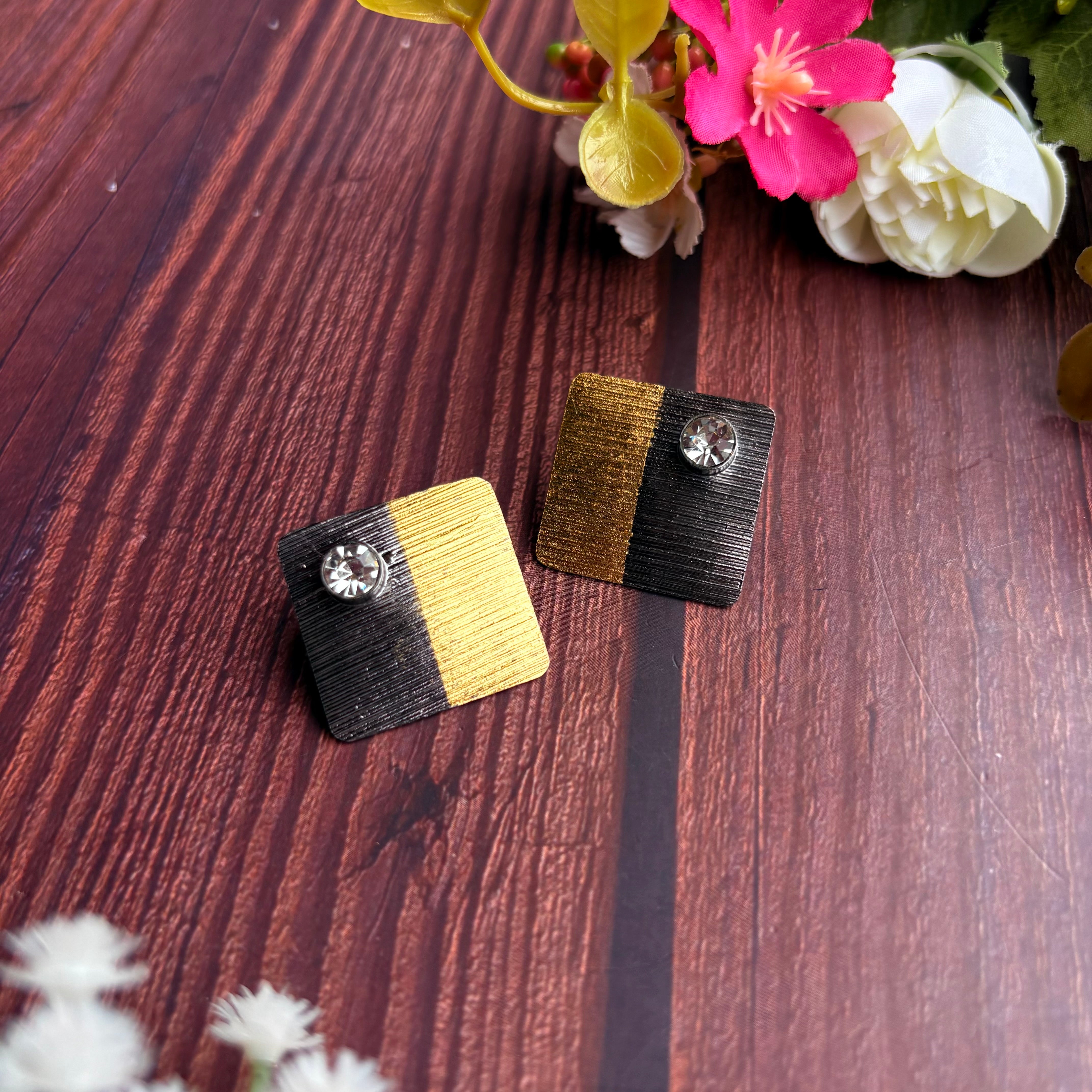 Contrast Duo Earrings