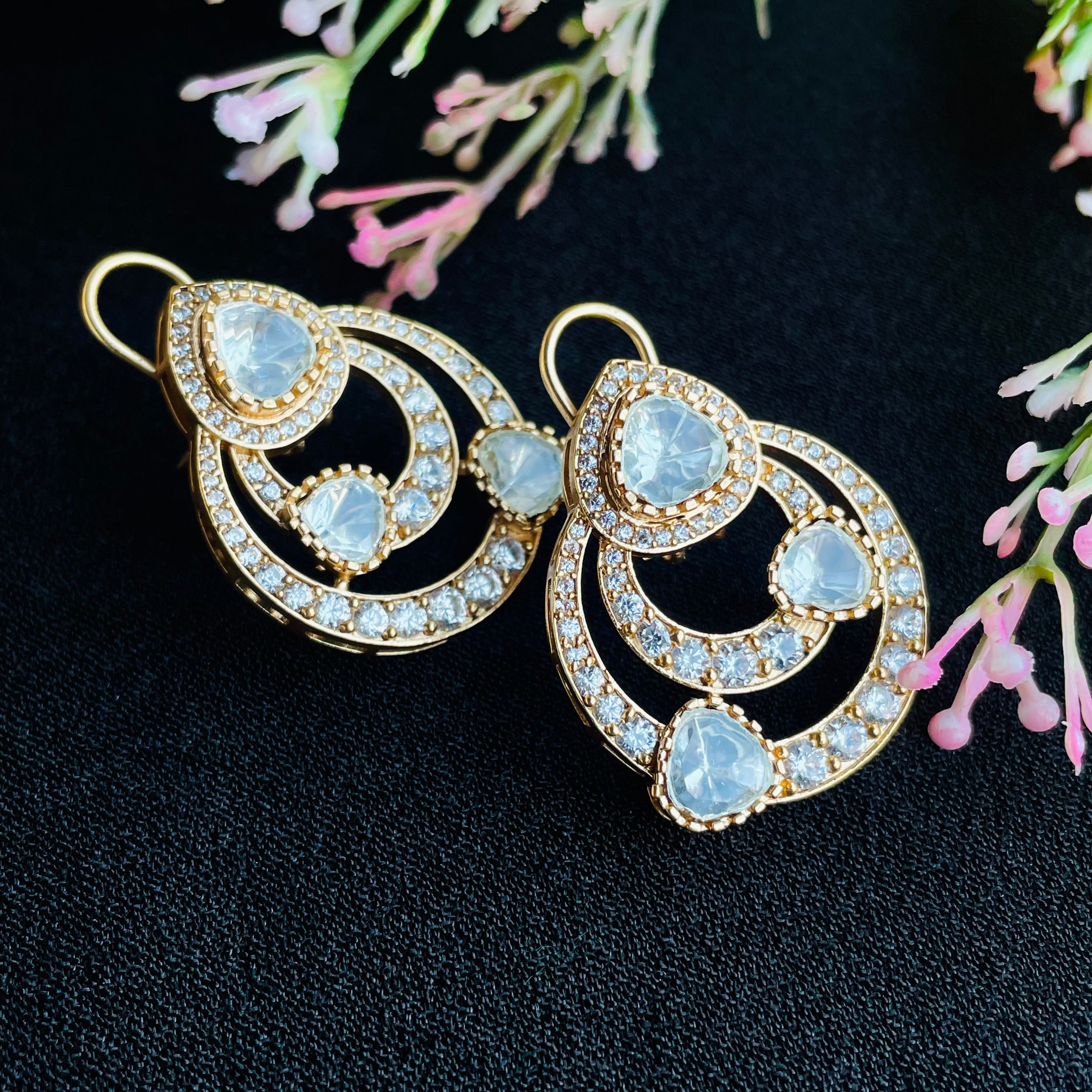 Nayaab Mahi Polki Earrings