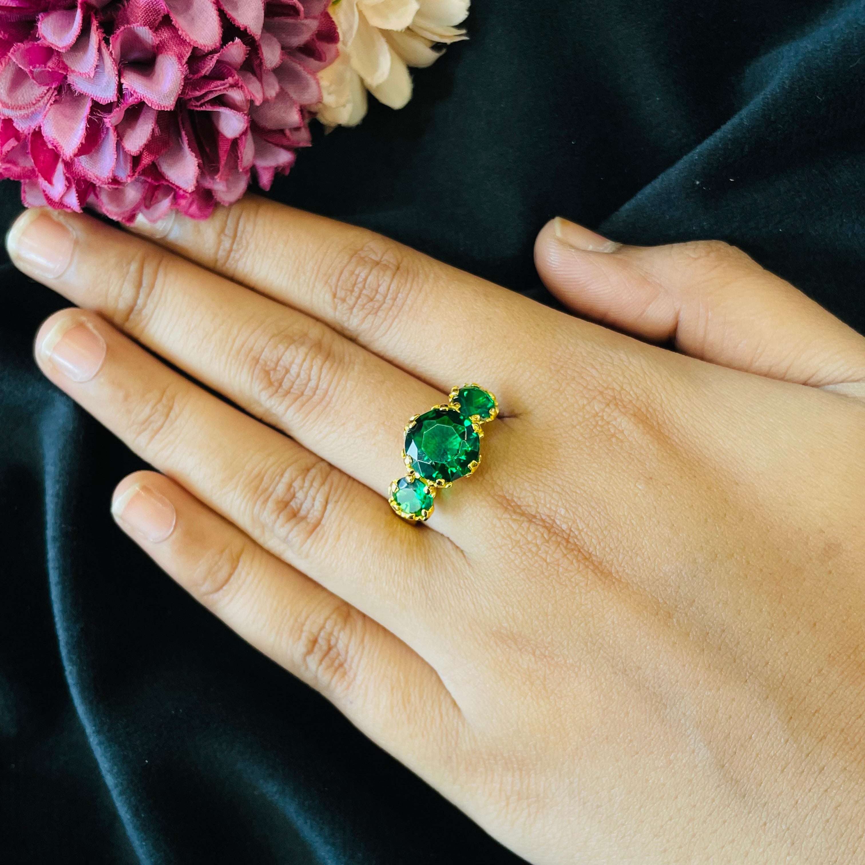 Vs Sterling Silver Cocktail Ring 220 6g