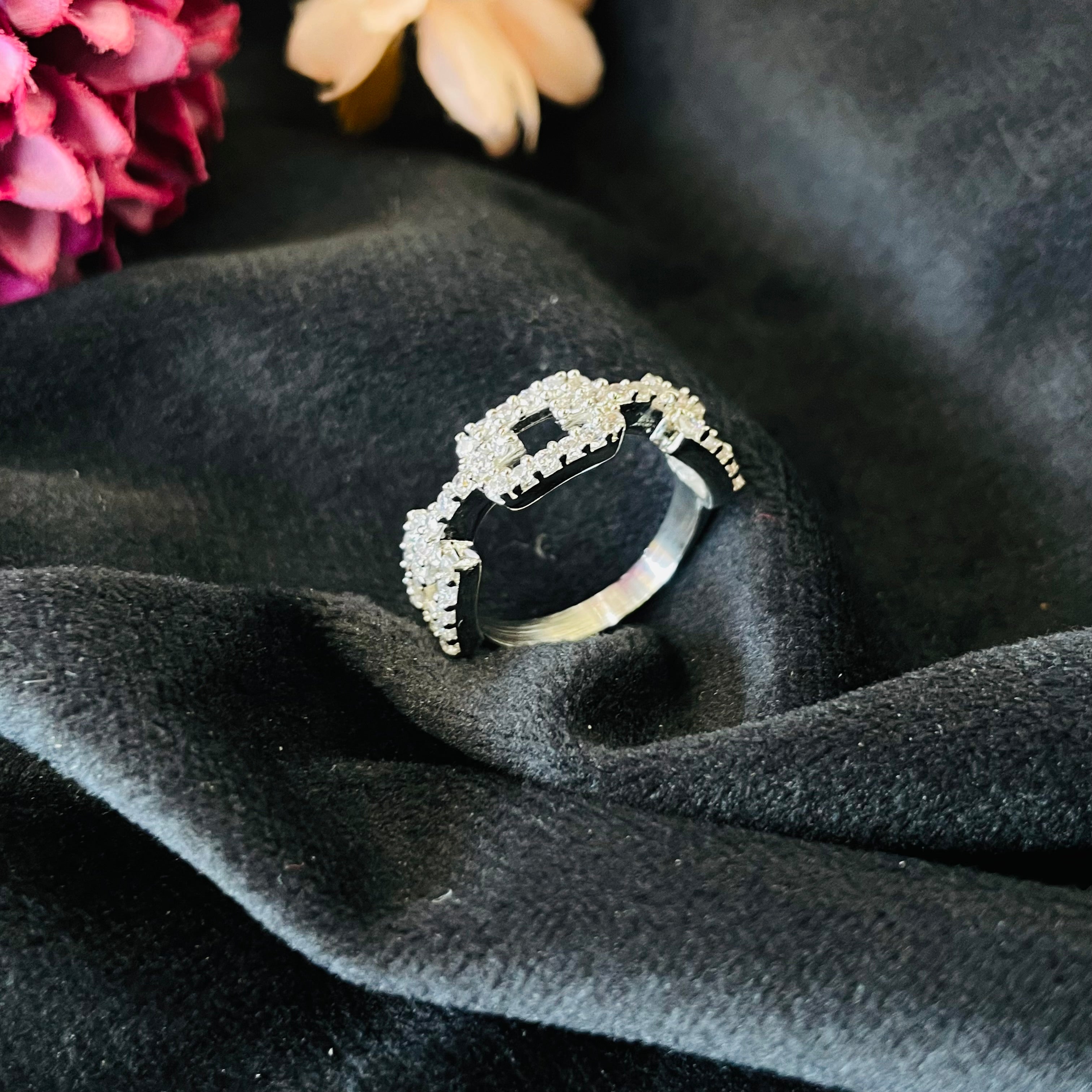 Vs sterling silver cocktail ring 214 3G