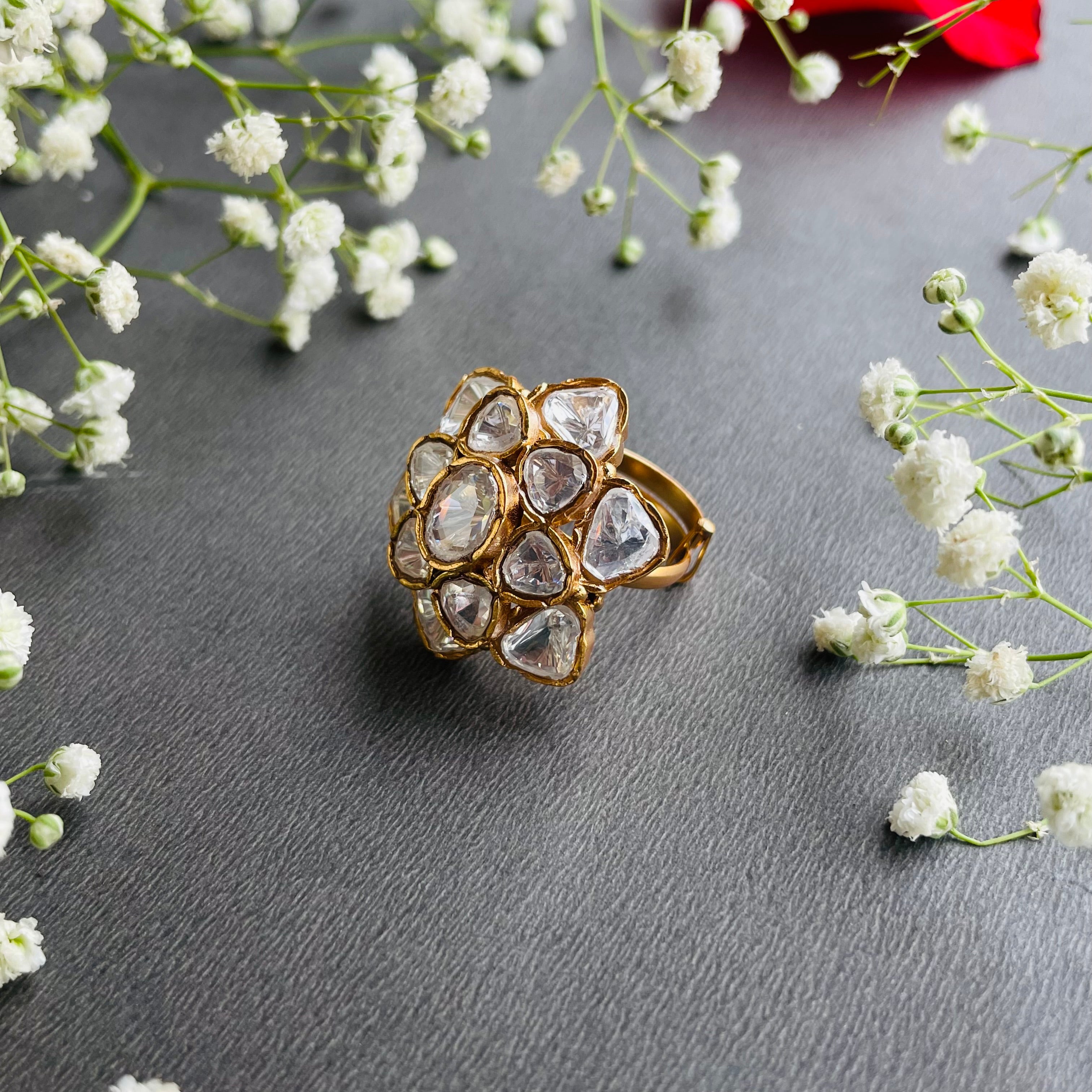 Nayaab Divya Polki ring