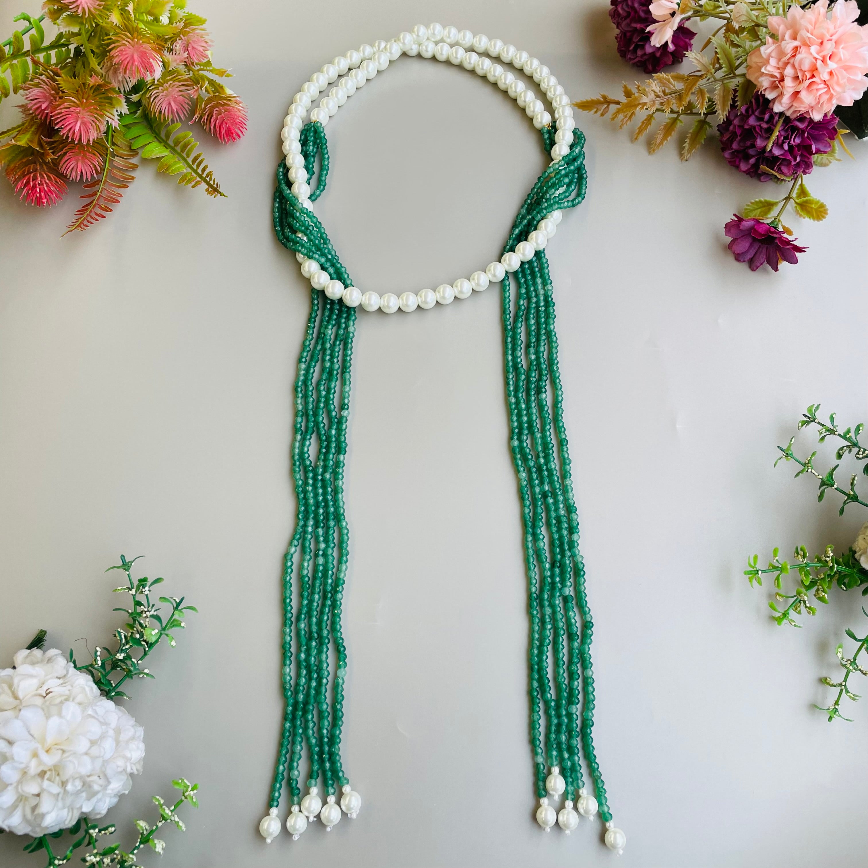 Nayaab jigyasa Pearl long mala