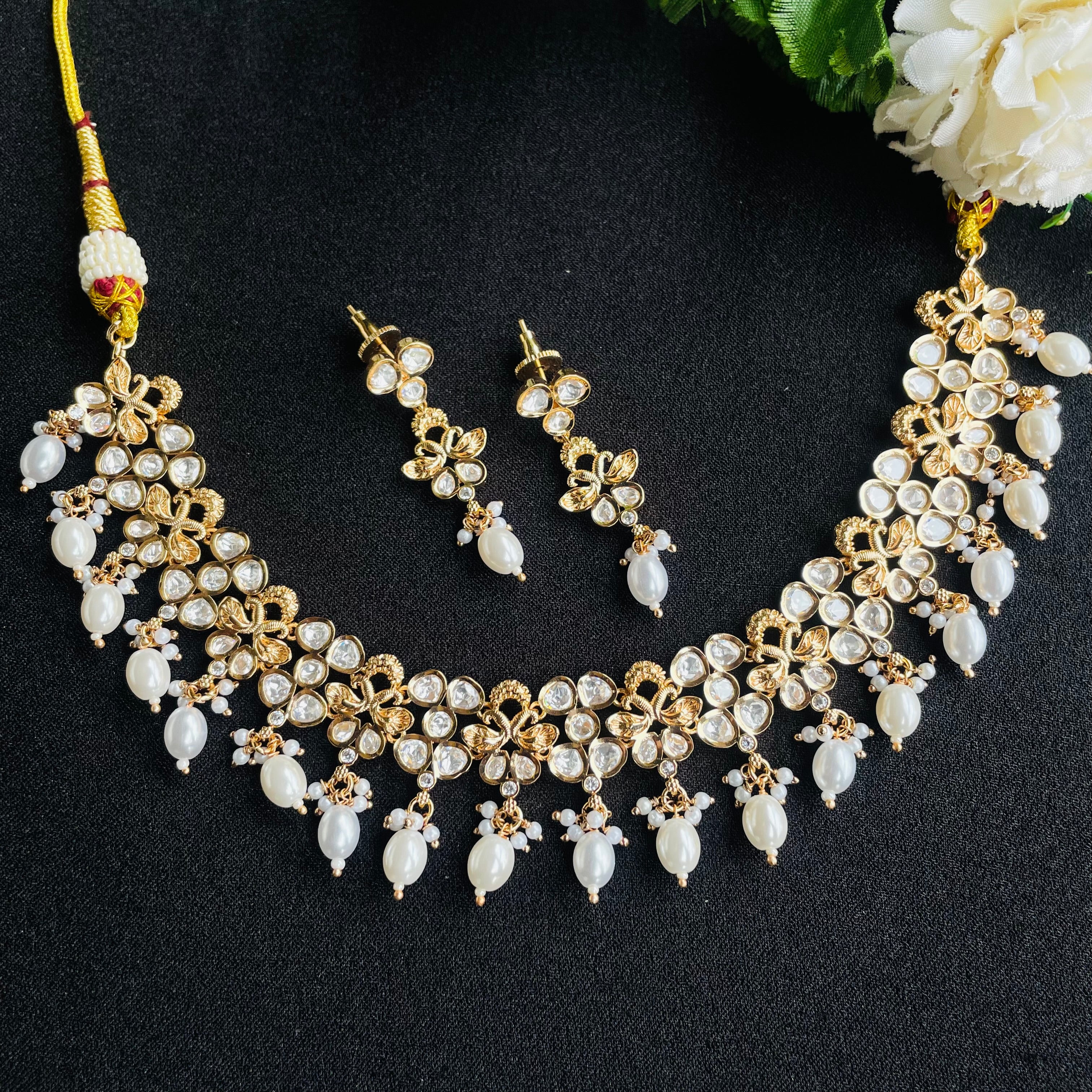 Nayaab Sara Polki Neckpiece